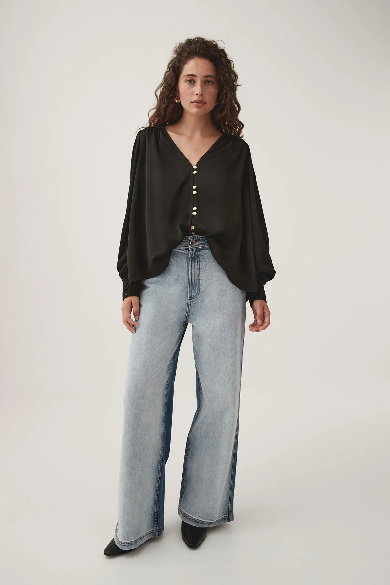 Paloma Lace Cuff Blouse sold by Aje product image thumbnail 3