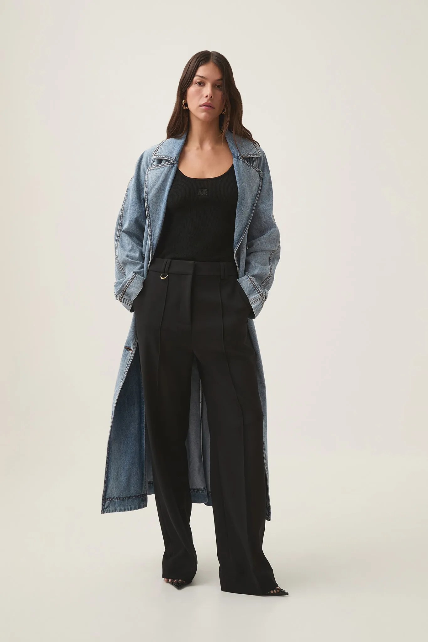 Zariah Denim Trench sold by Aje product image thumbnail 4