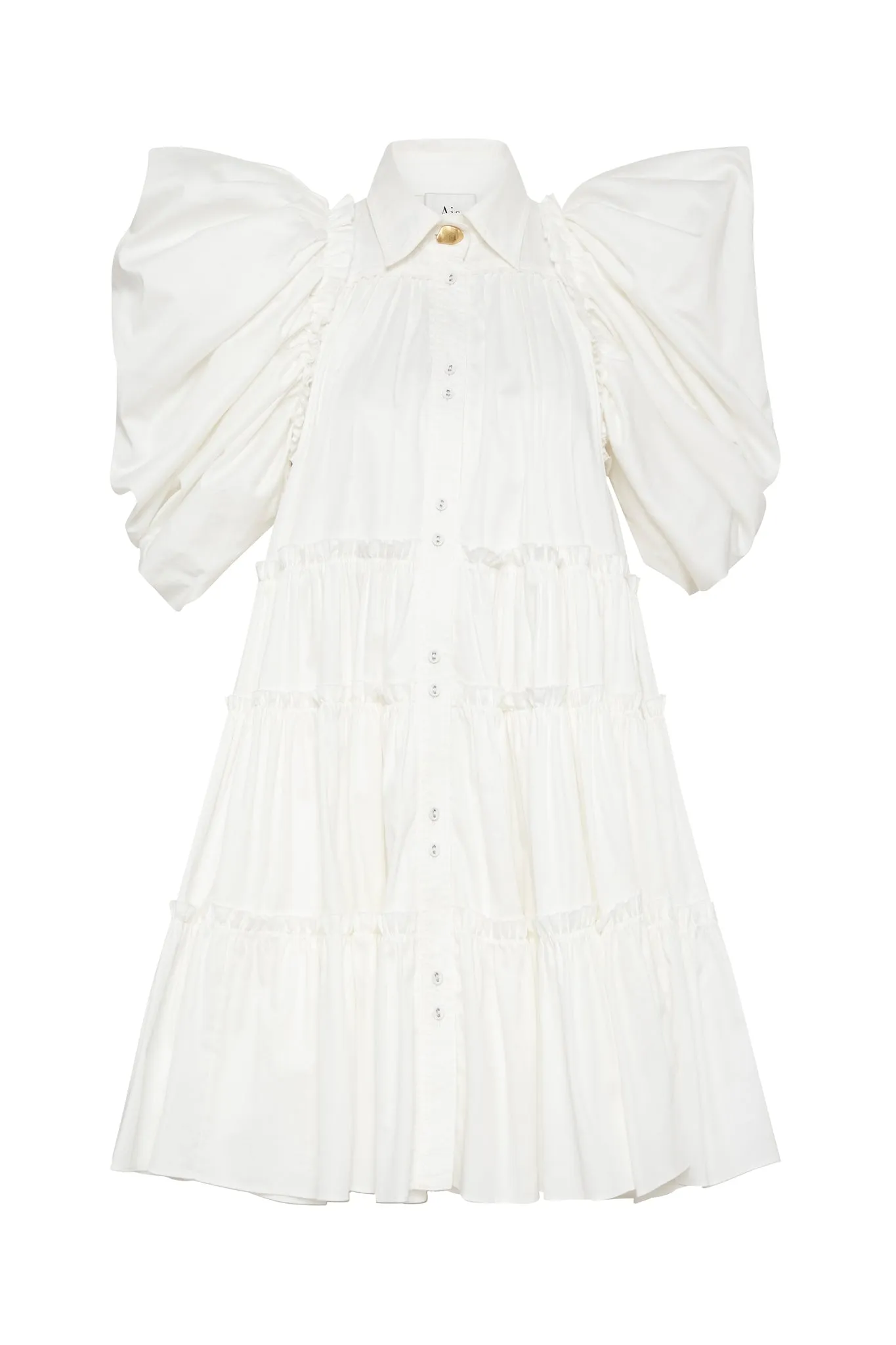 Swift Butterfly Sleeve Smock Dress sold by Aje product image thumbnail 2
