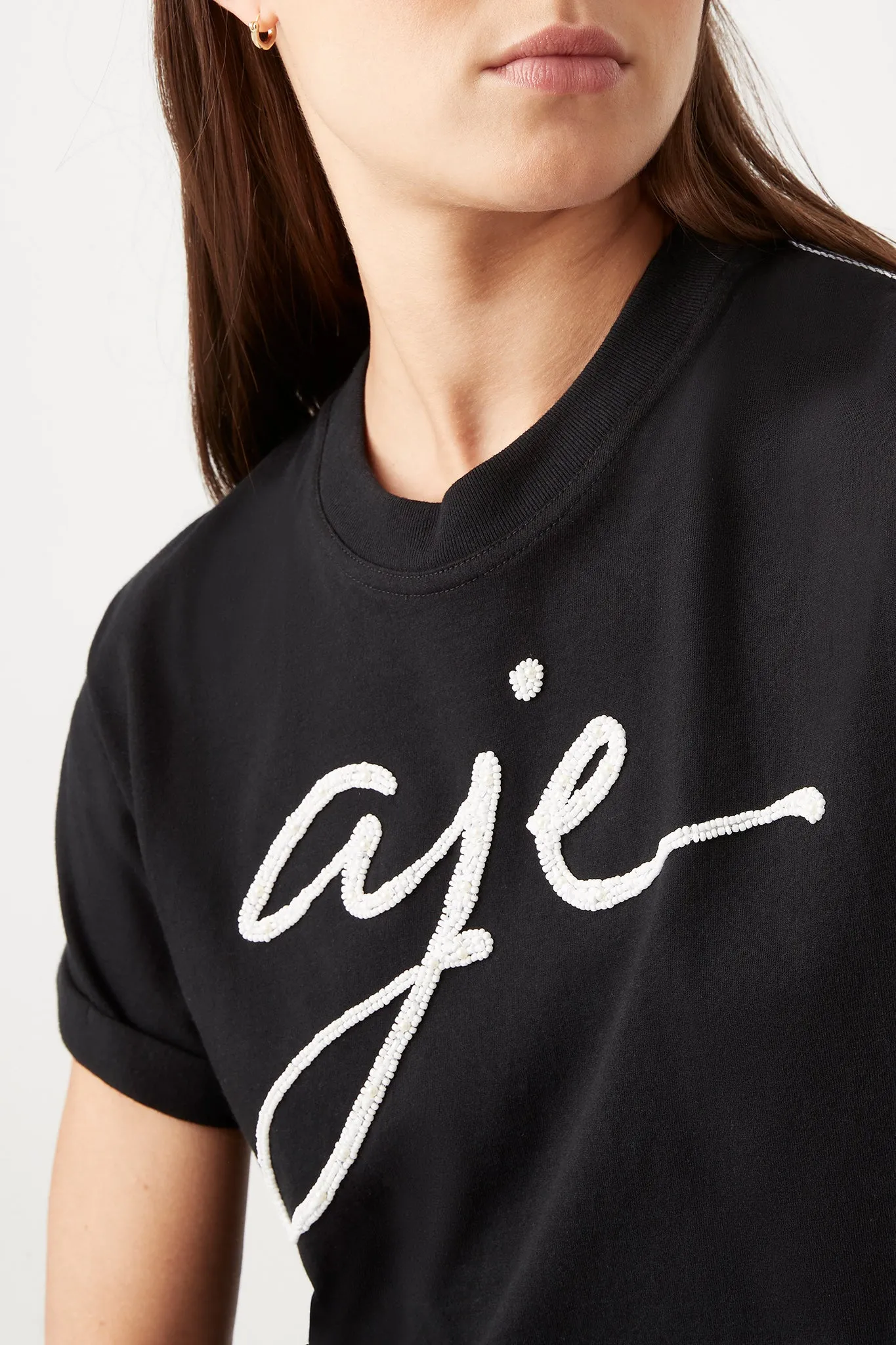 Enya Embellished Cropped Tee sold by Aje product image thumbnail 4