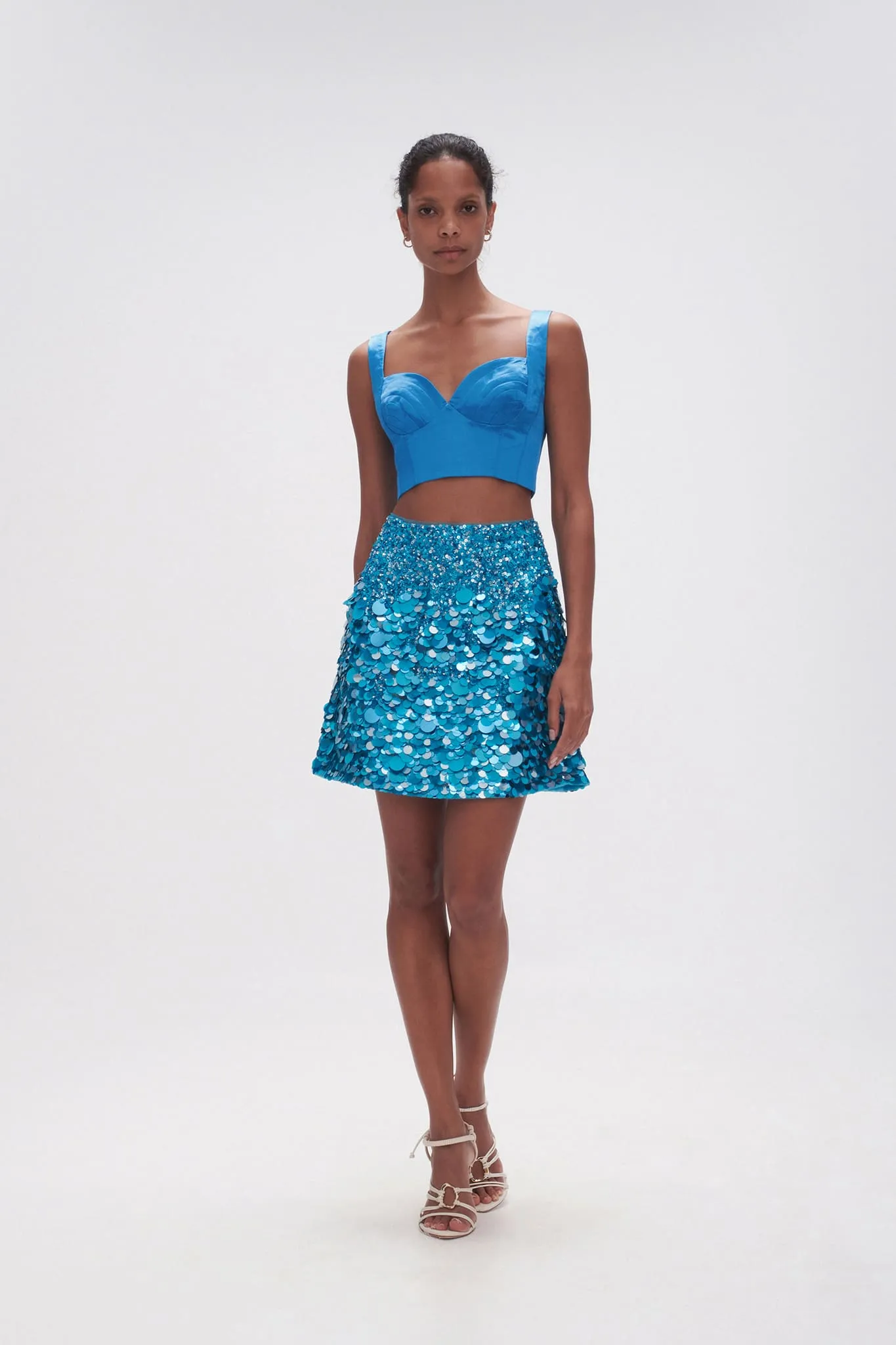 Cherie Sequin Mini Skirt sold by Aje product image thumbnail 4