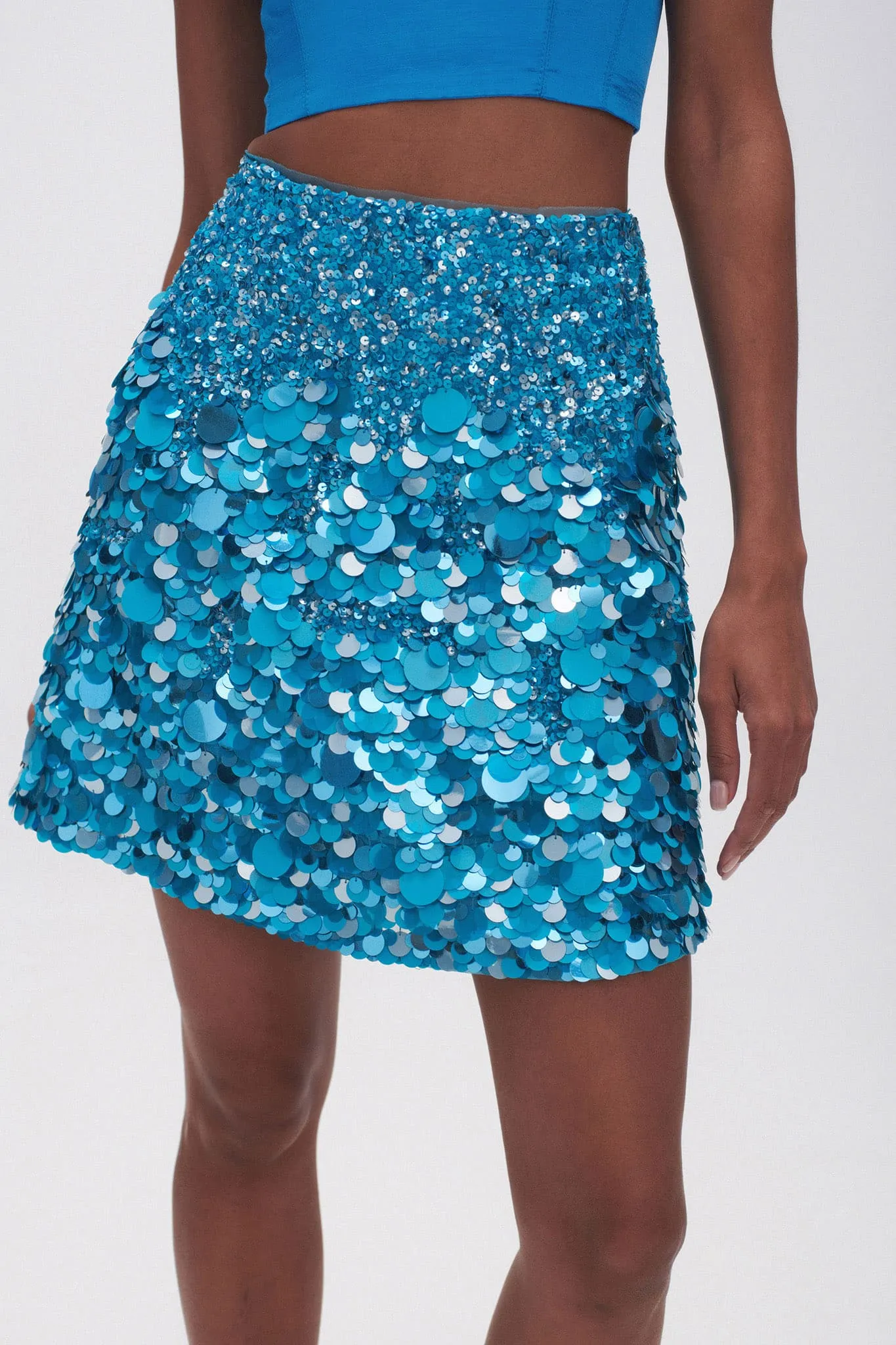 Cherie Sequin Mini Skirt sold by Aje product image thumbnail 5