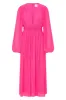 Genevieve Pleated Midi Dress sold by Aje