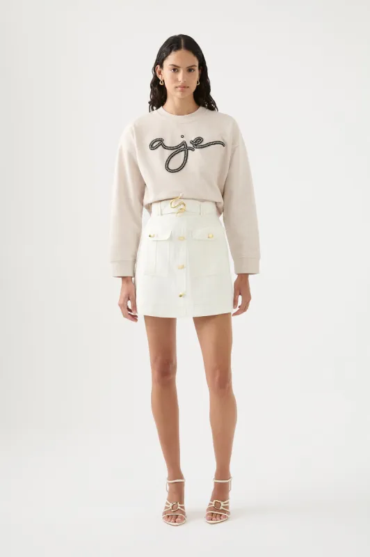 Beacon Utility Mini Skirt made by Aje