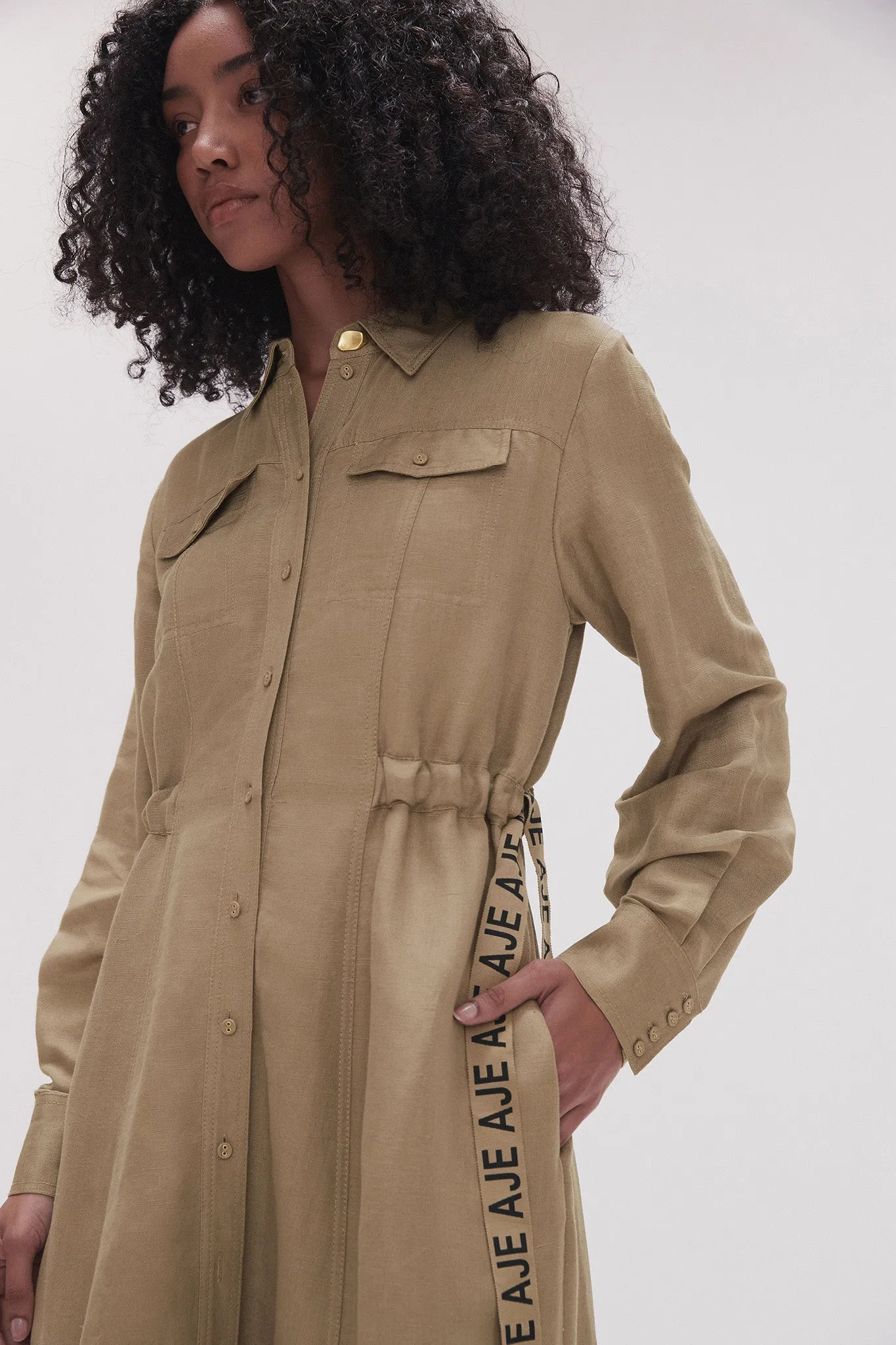 Eternal Logo Midi Dress sold by Aje product image thumbnail 4