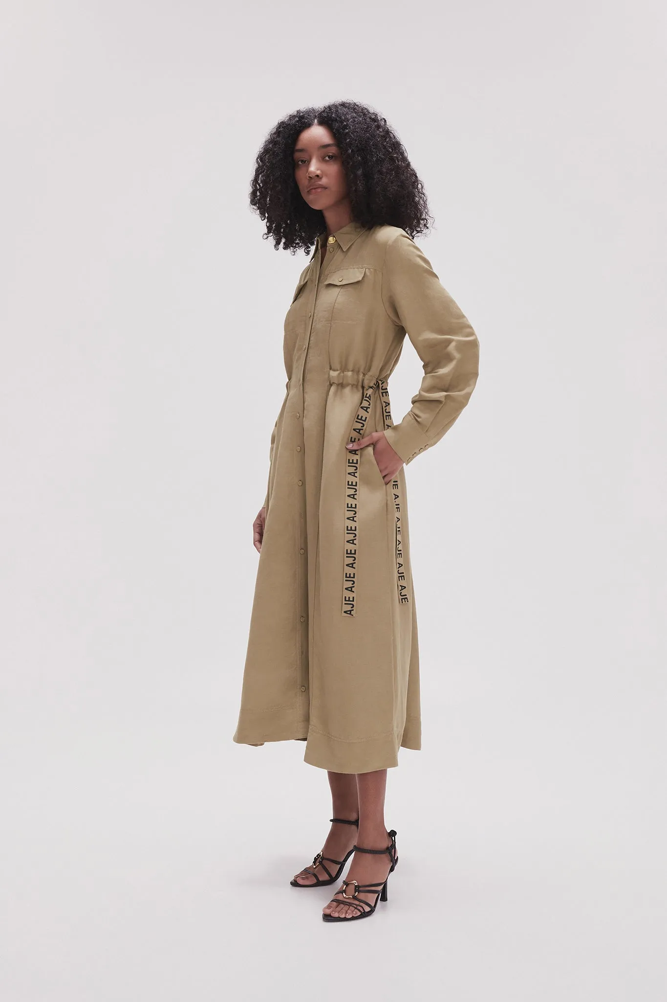 Eternal Logo Midi Dress sold by Aje product image thumbnail 3