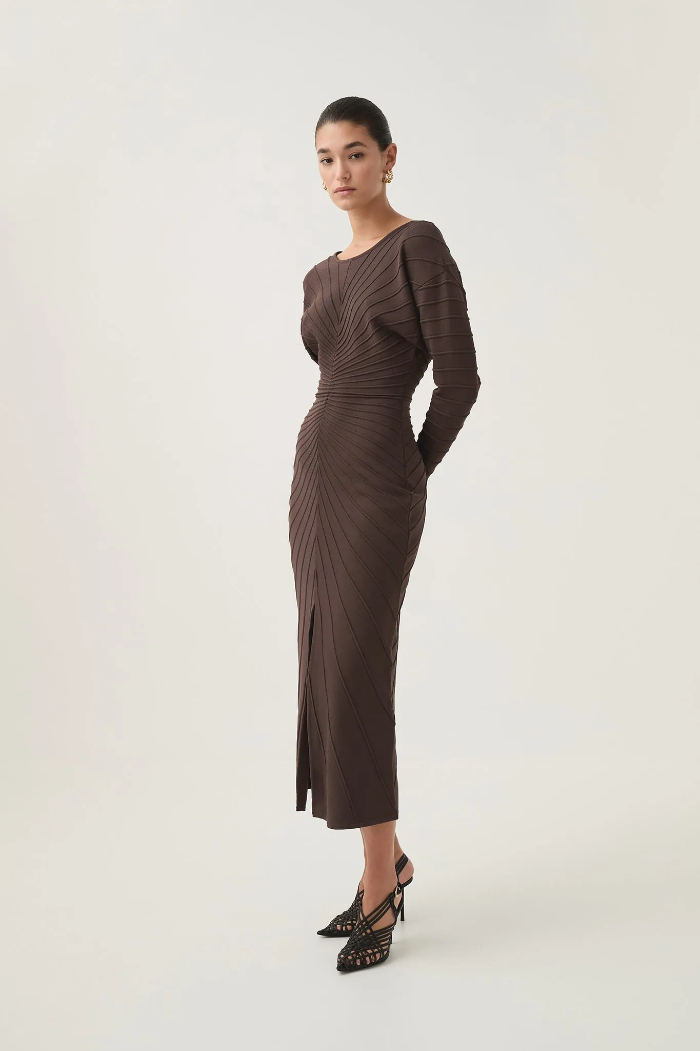 Modernist Cocoon Midi Dress sold by Aje product image thumbnail 3