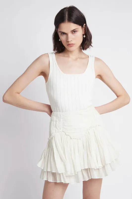 Overture Ribbed Tank sold by Aje