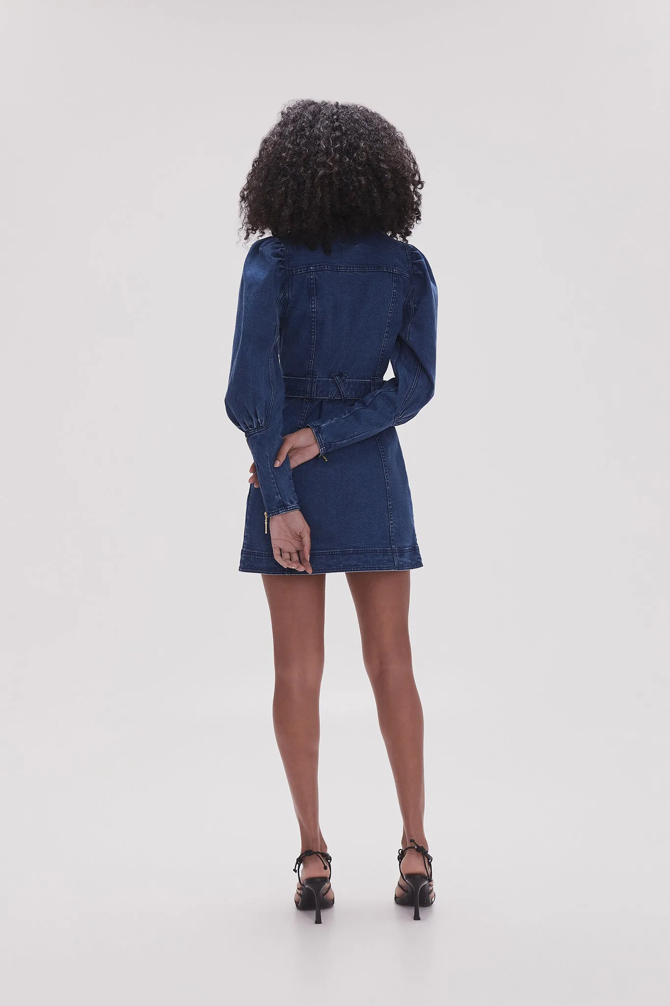 May Denim Long Sleeve Dress sold by Aje product image thumbnail 5