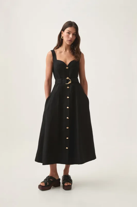 Clay Belted Midi Dress sold by Aje
