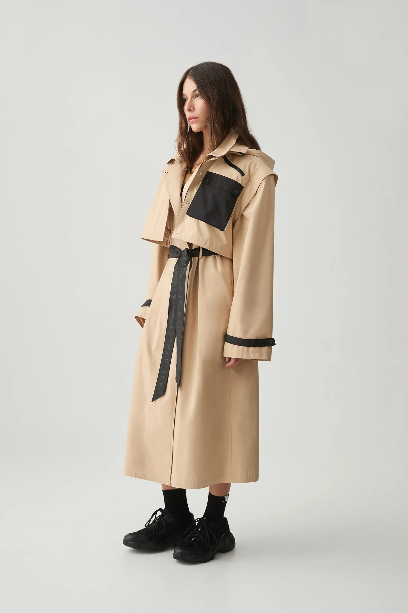 Convertible Belted Trench 703 sold by Aje product image thumbnail 3