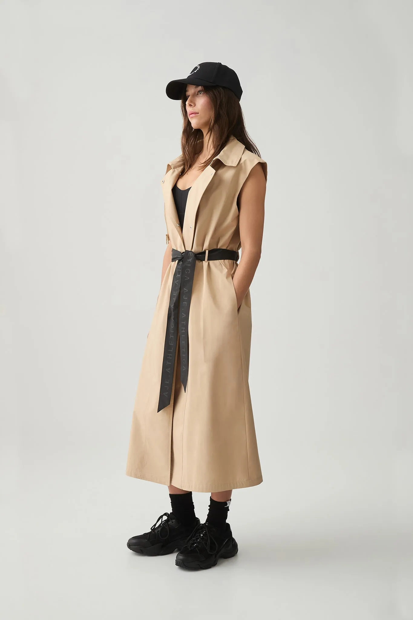 Convertible Belted Trench 703 sold by Aje product image thumbnail 5