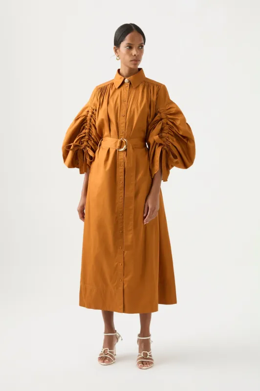 Utopia Drawstring Midi Dress sold by Aje