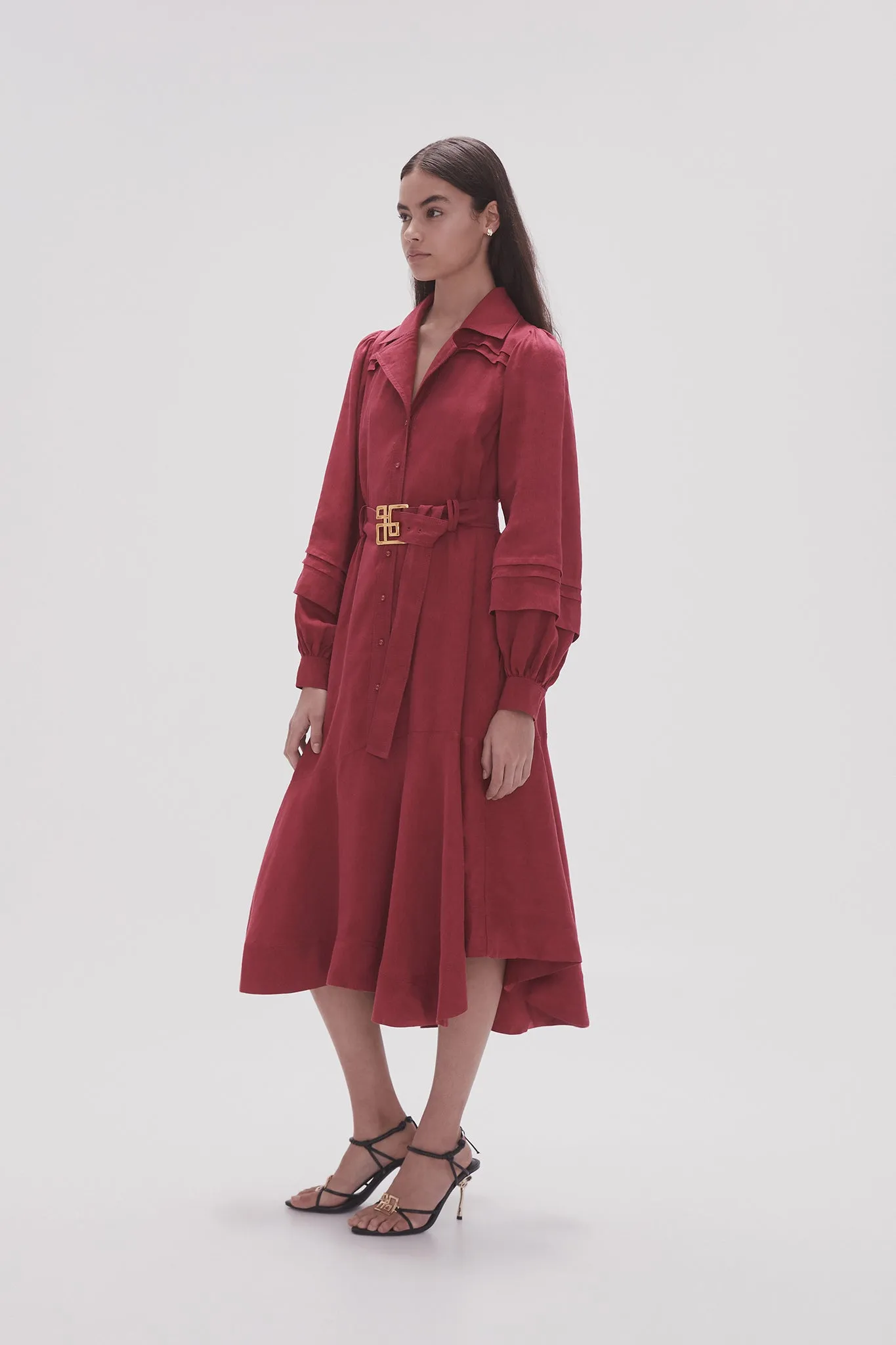 Caroline Belted Midi Dress sold by Aje product image thumbnail 3