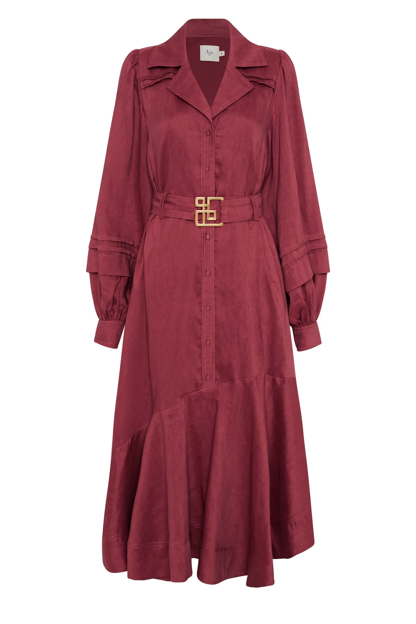 Caroline Belted Midi Dress sold by Aje product image thumbnail 2