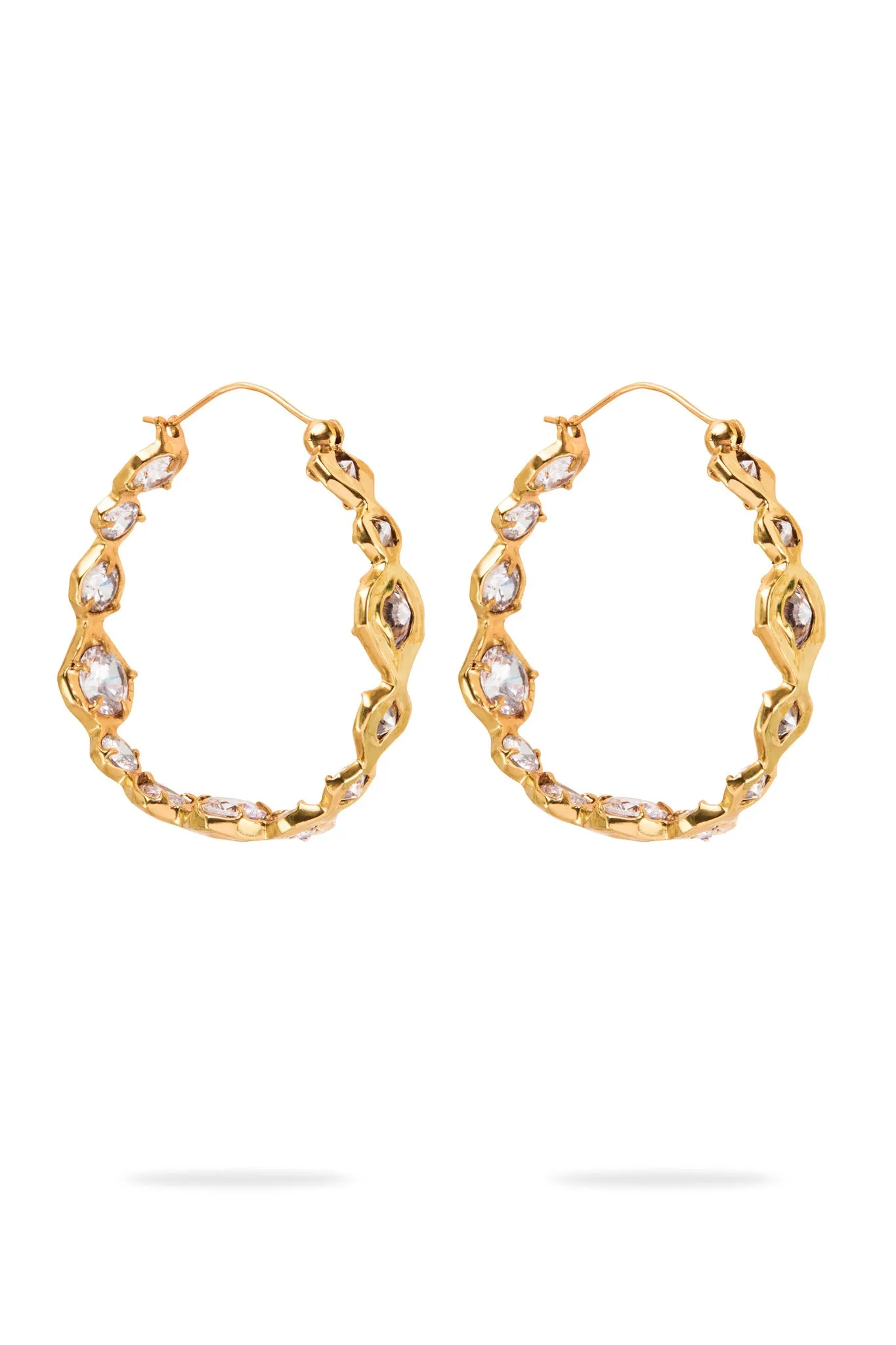 Ascent Sculptural Jewel Hoop sold by Aje