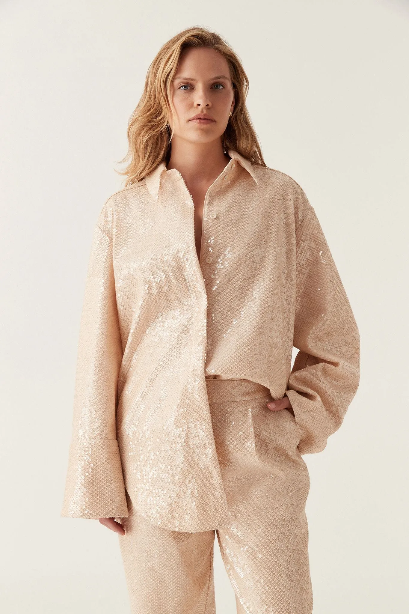 Incandescent Oversized Shirt sold by Aje product image thumbnail 3
