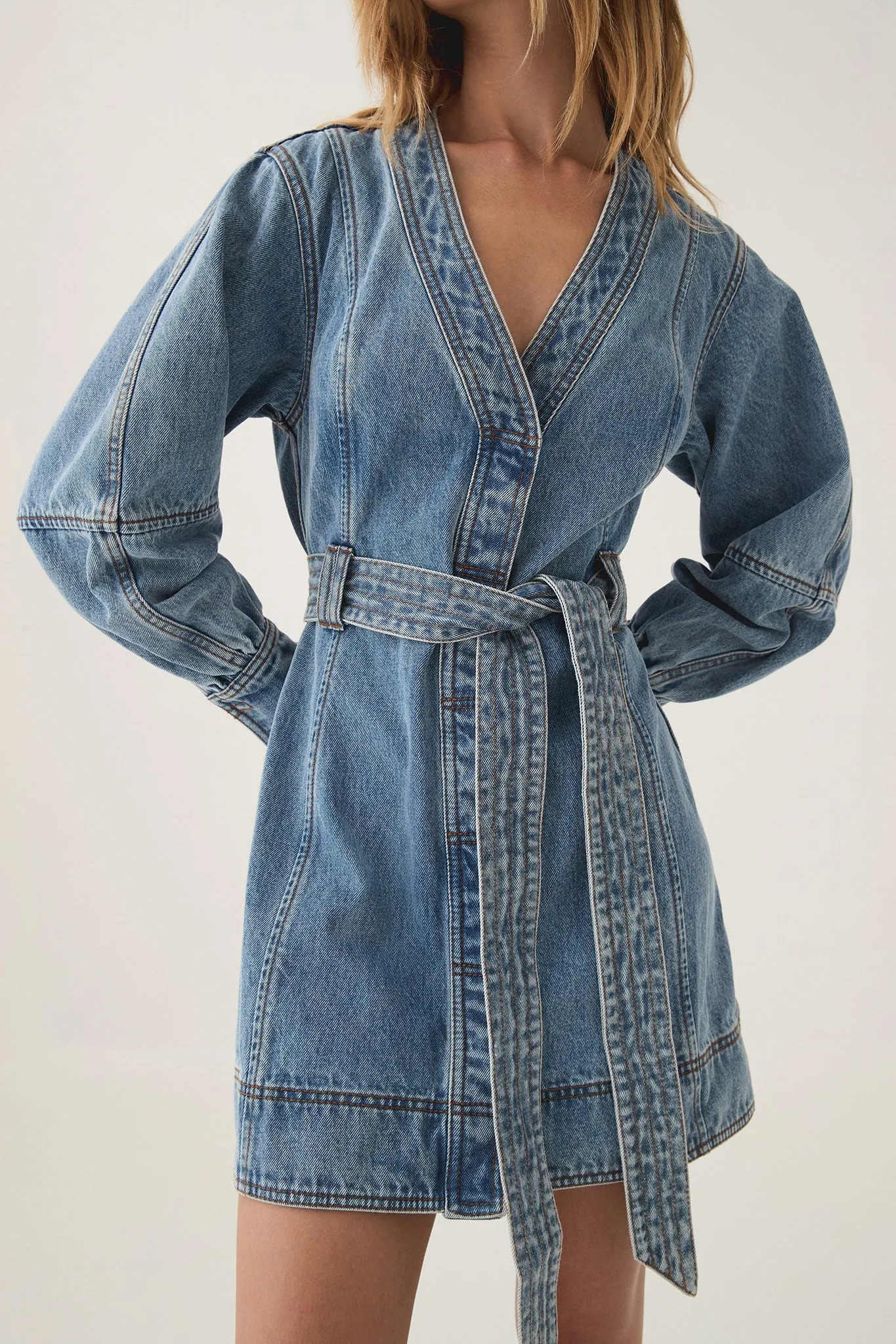 Outline Denim Mini Dress sold by Aje product image thumbnail 4