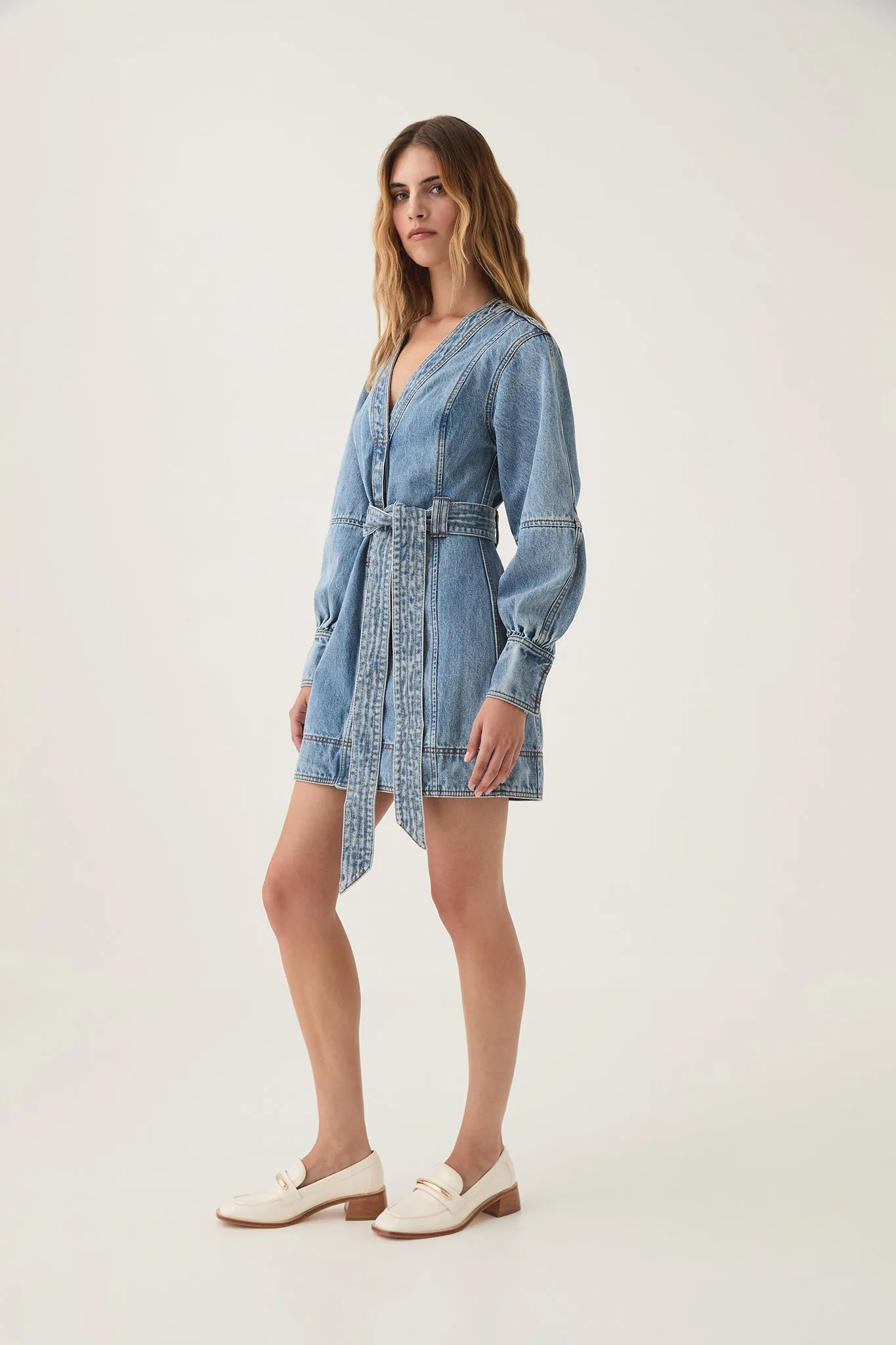 Outline Denim Mini Dress sold by Aje product image thumbnail 3