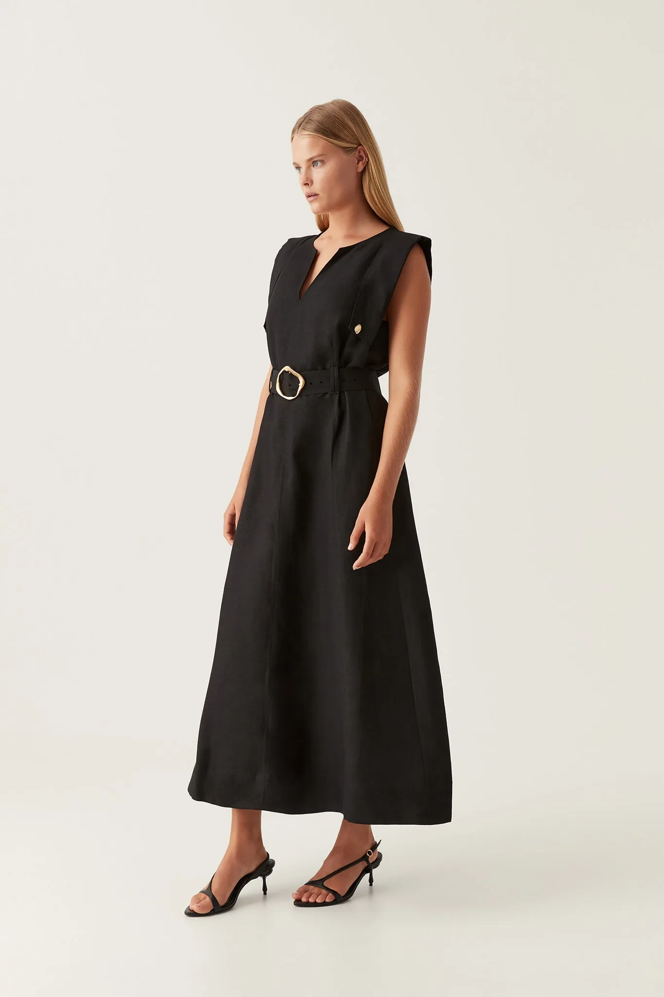 Lyric Belted Midi Dress sold by Aje product image thumbnail 3