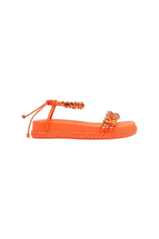 Jewel Platform Sandal sold by Aje