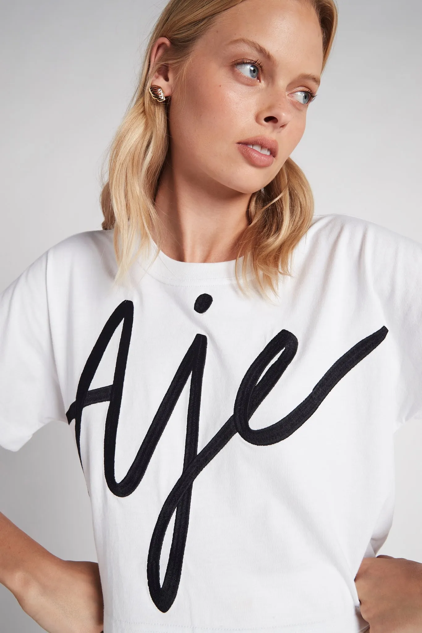 Equation Logo Cropped Tee sold by Aje product image thumbnail 4
