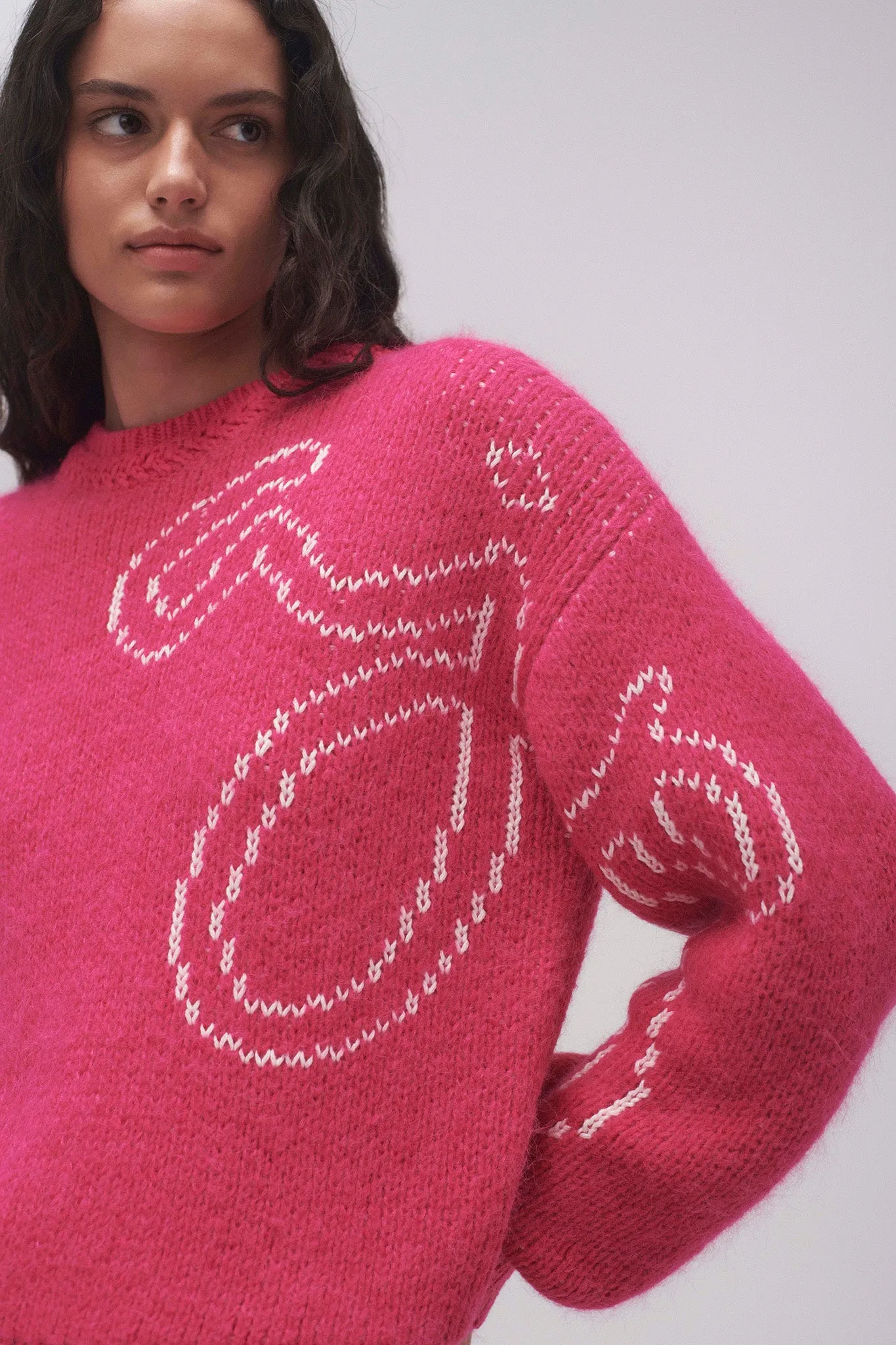 Nora Logo Jacquard Jumper sold by Aje product image thumbnail 4