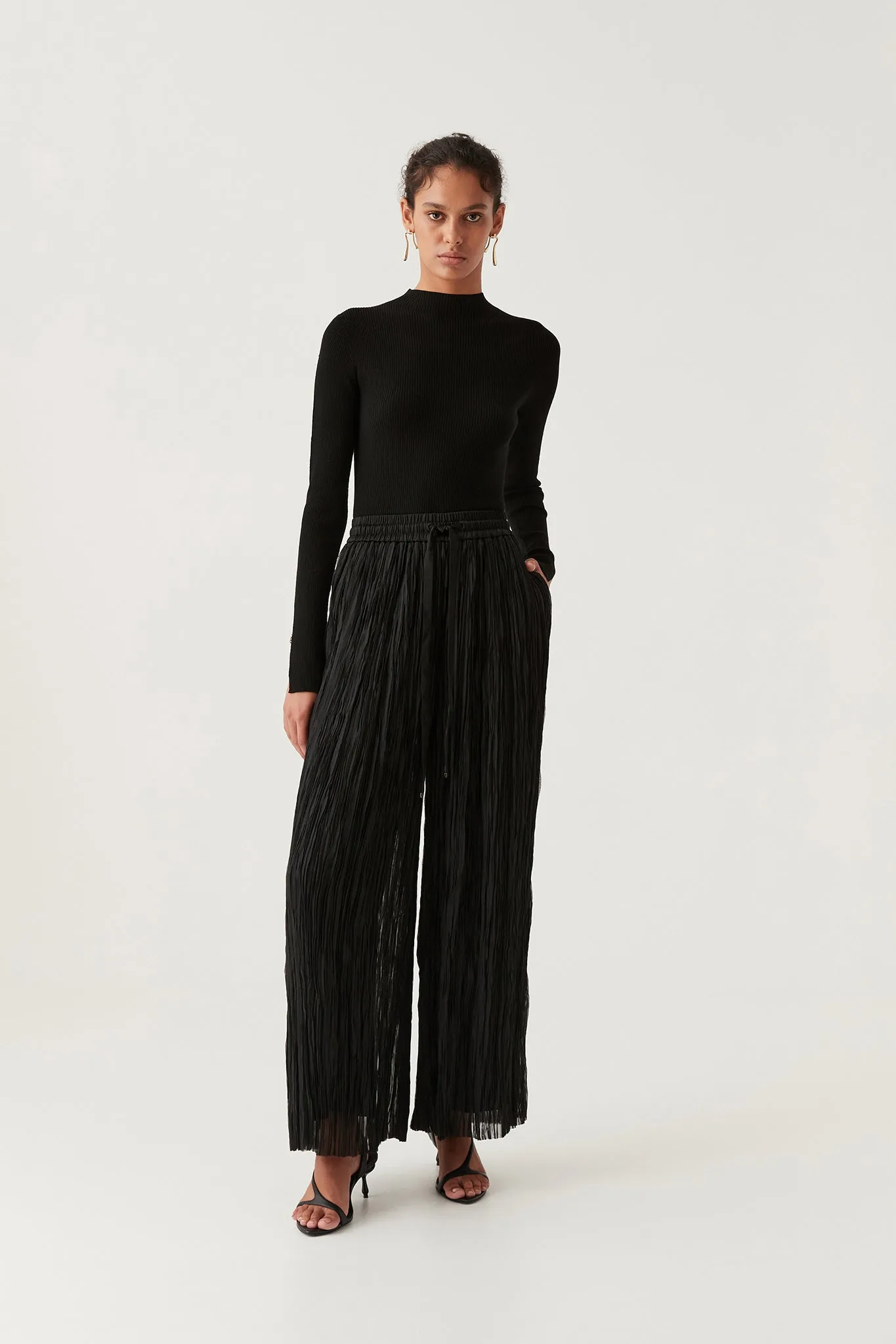 Aeriel Pleated Palazzo Pant sold by Aje