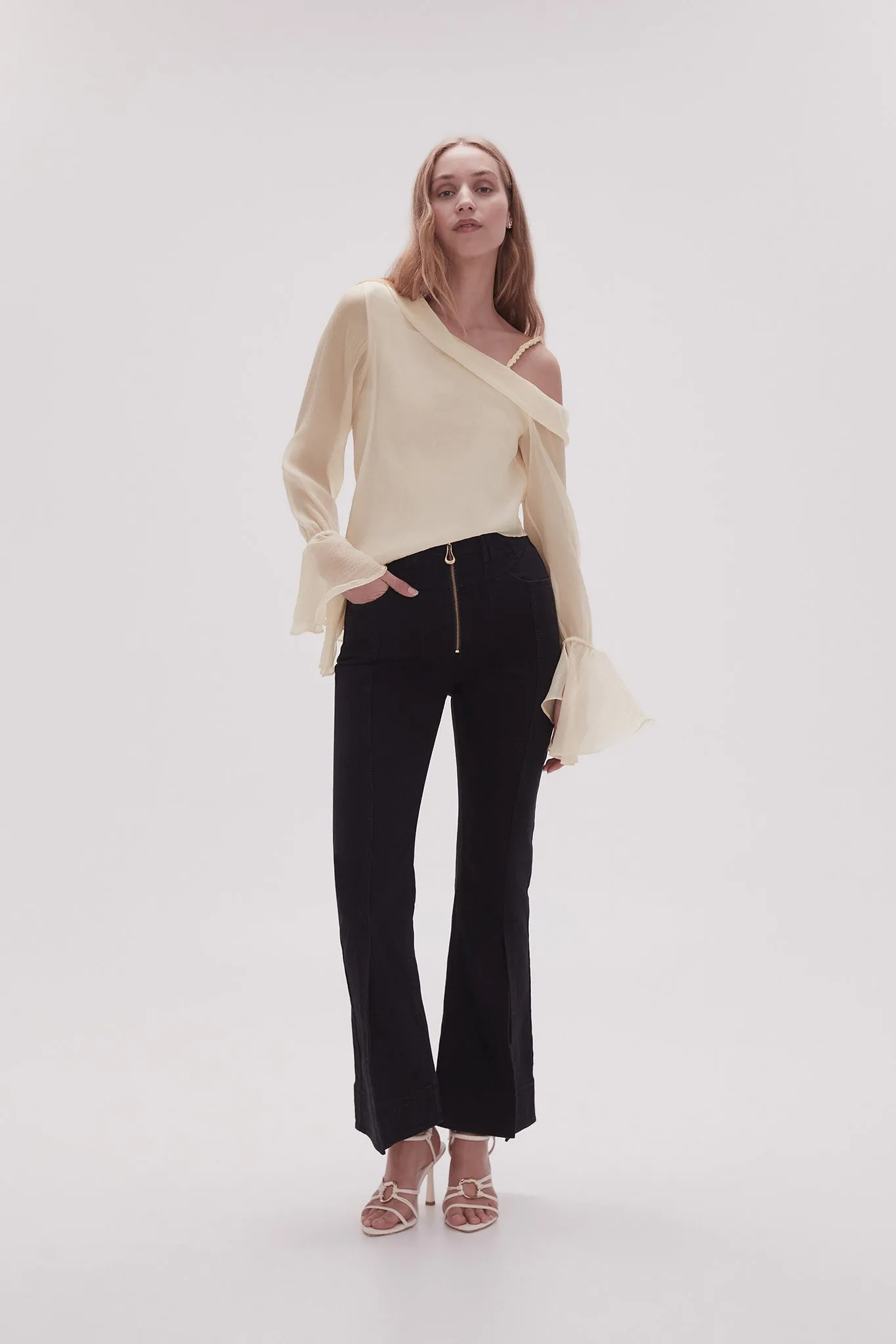 Lola Denim Wide Leg Jeans sold by Aje