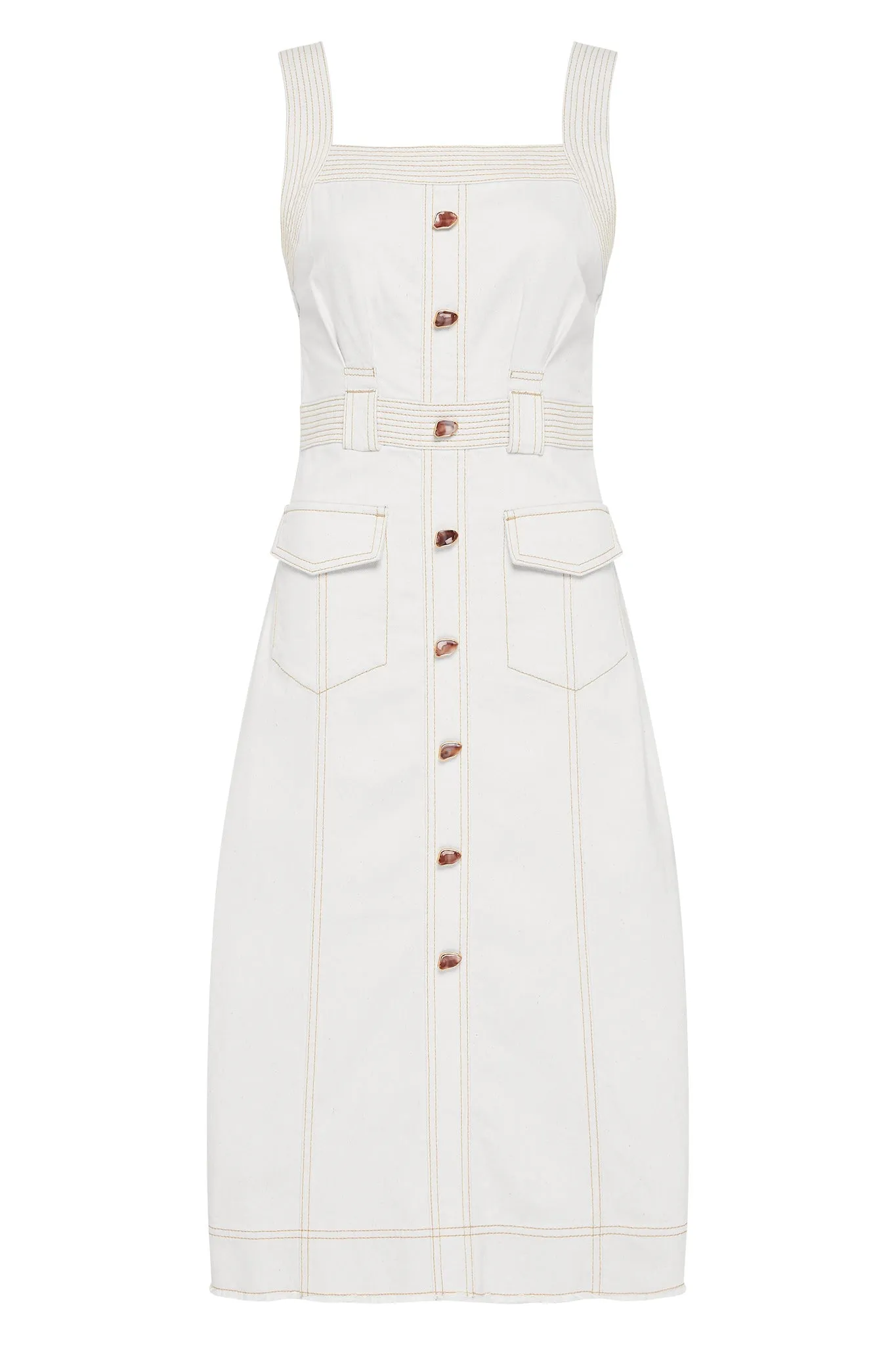 Reclaim Denim Midi Dress sold by Aje product image thumbnail 2