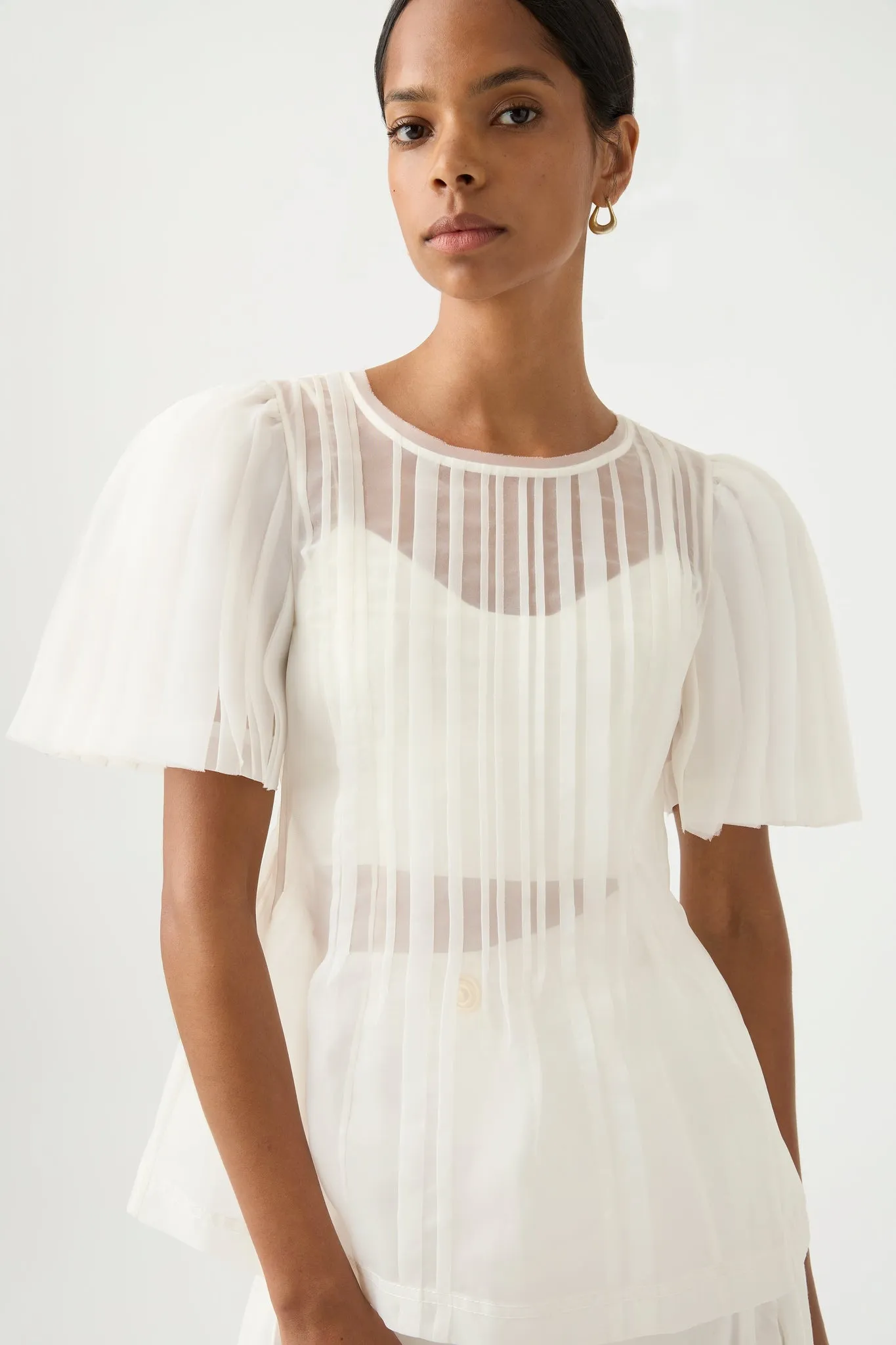 Stella Linear Ruffle Top sold by Aje product image thumbnail 3