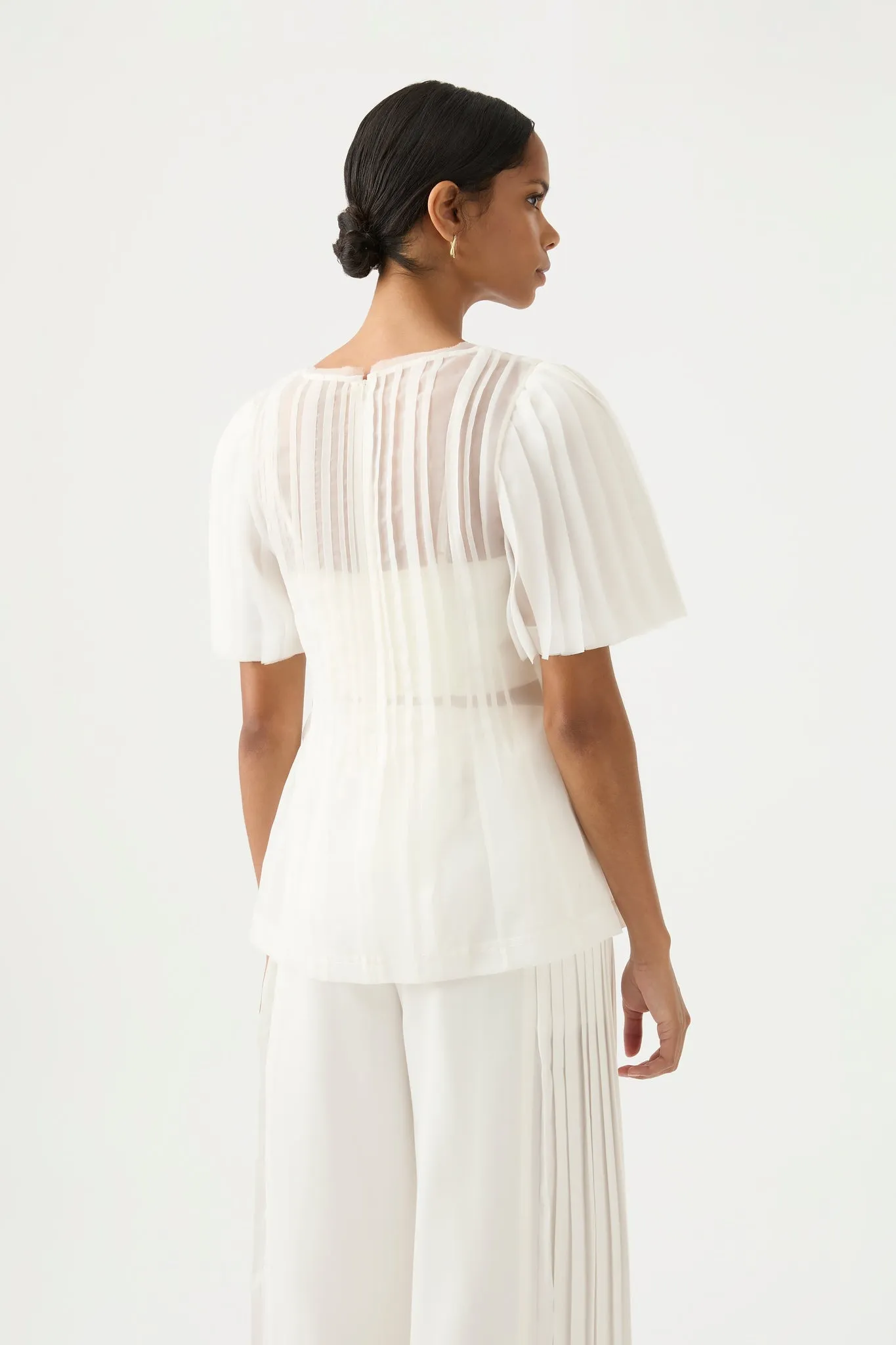 Stella Linear Ruffle Top sold by Aje product image thumbnail 4