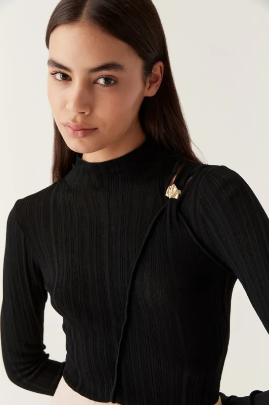 Wave Hardware Rib Knit sold by Aje