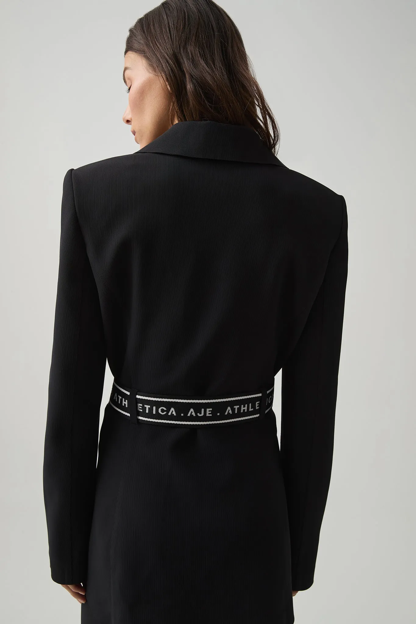 Belted Logo Tape Blazer 713 sold by Aje product image thumbnail 5