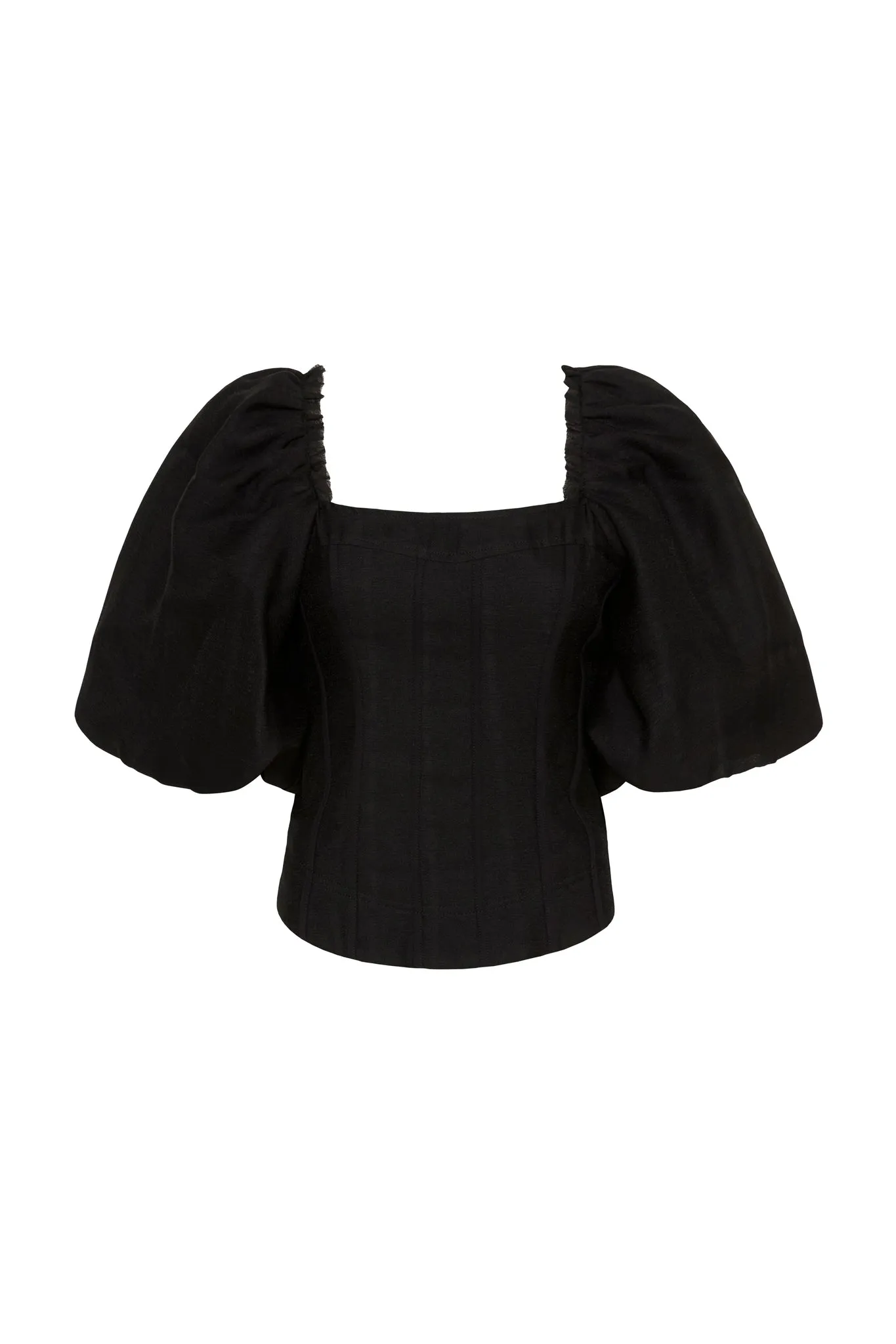 Cecile Puff Sleeve Corset Top sold by Aje product image thumbnail 2