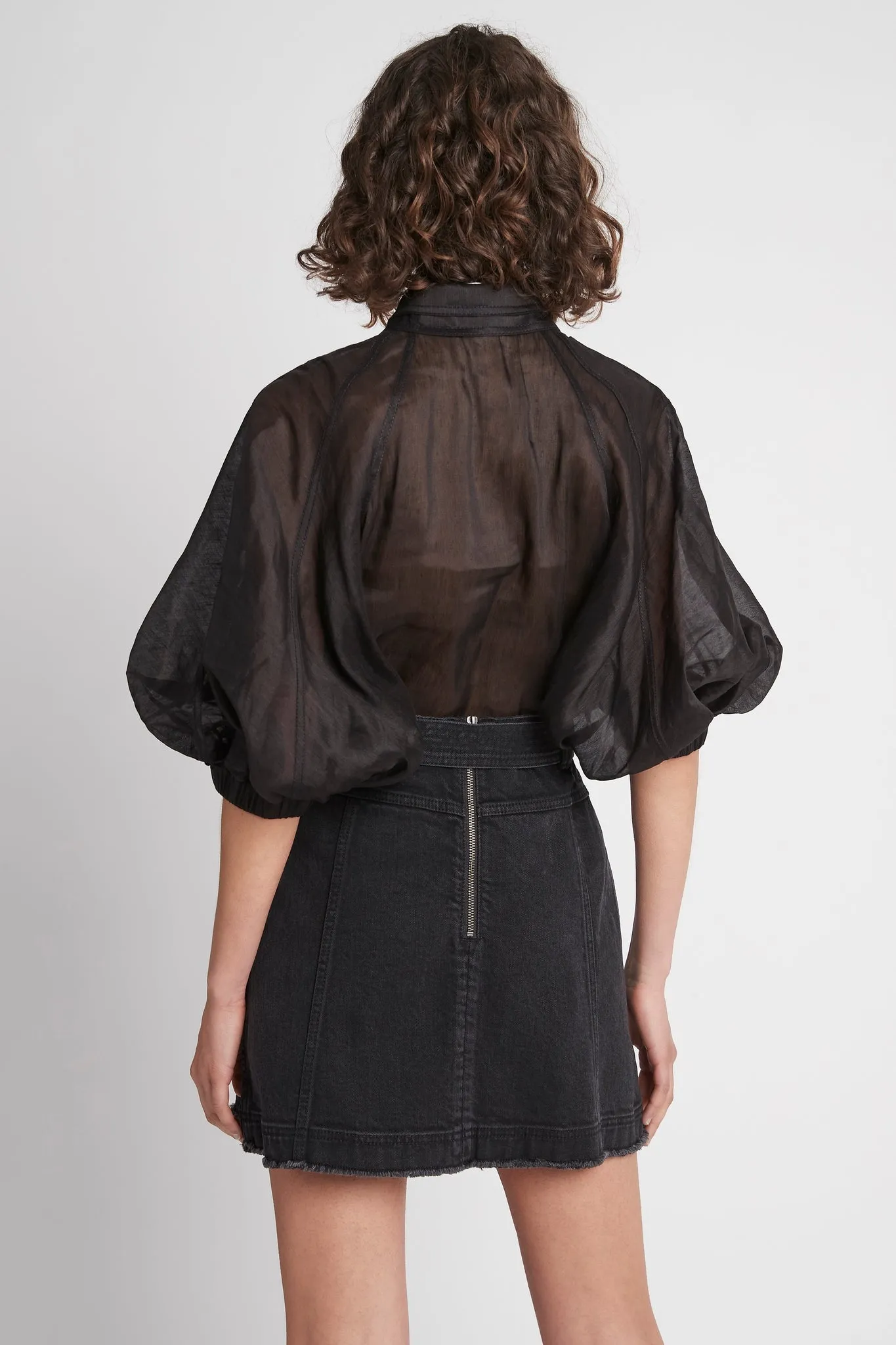 Palms Puff Sleeve Shirt sold by Aje product image thumbnail 5
