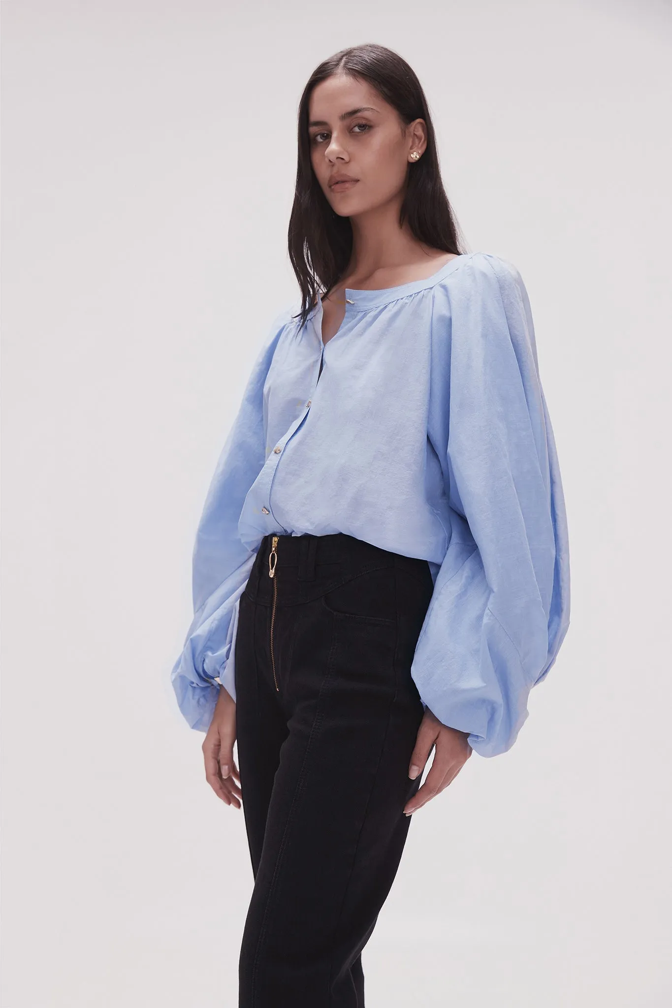 Violet Knot Sleeve Blouse sold by Aje product image thumbnail 5