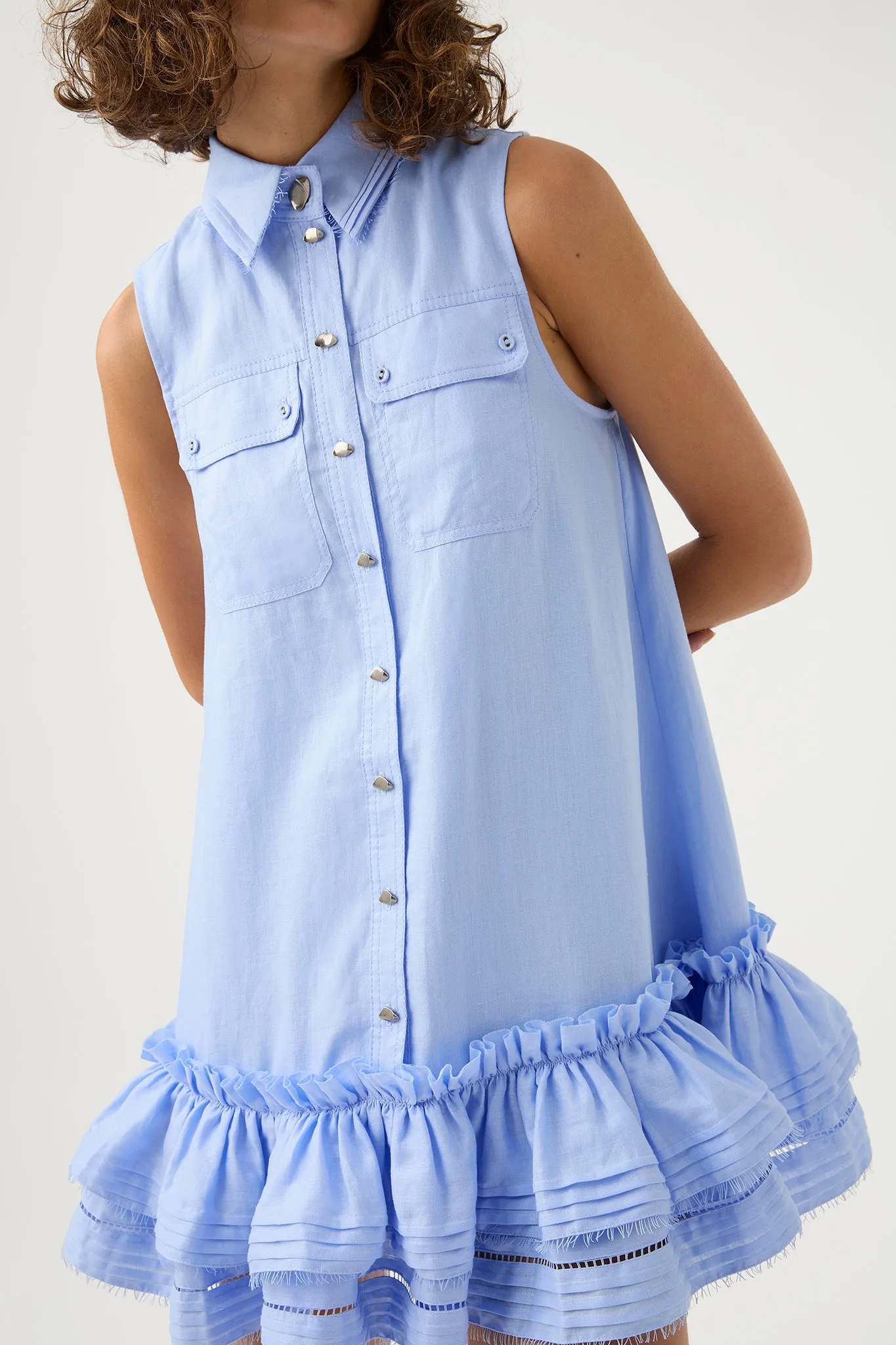 Yvonne Sleeveless Mini Dress sold by Aje product image thumbnail 4