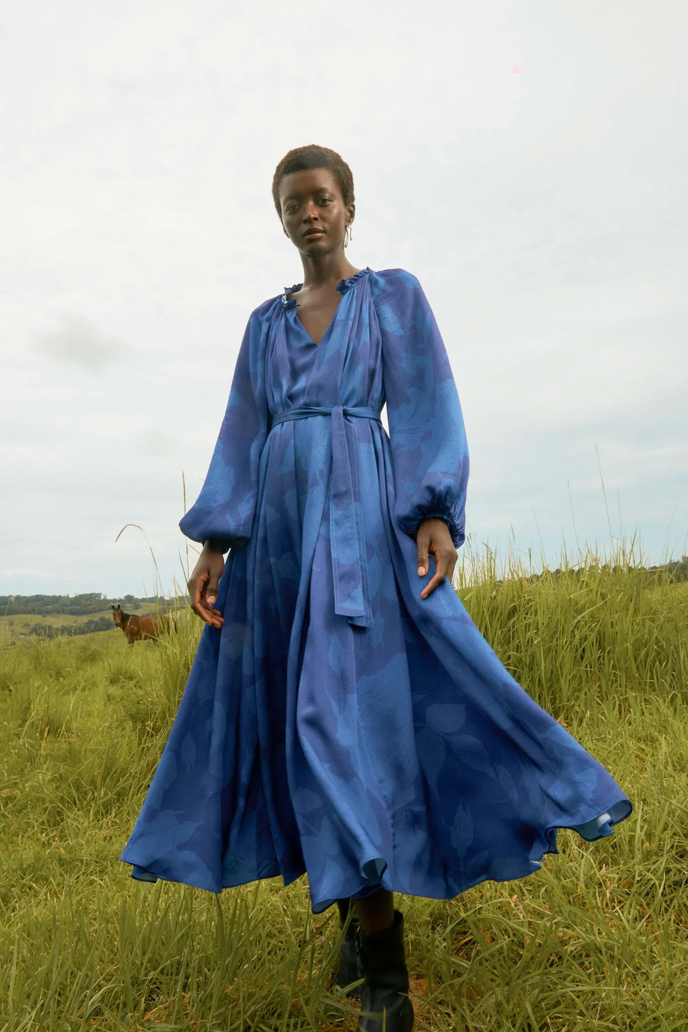 Knowing Belted Smock Dress sold by Aje