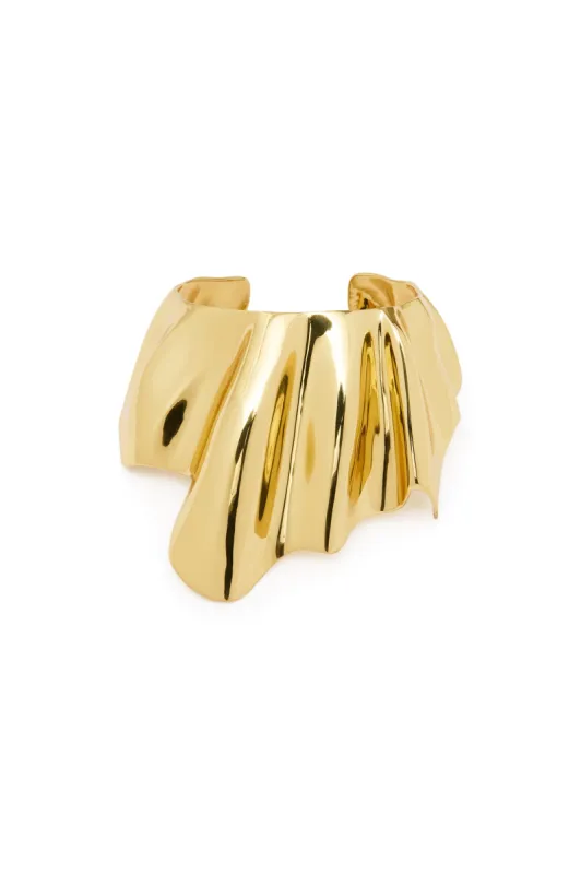 Coral Large Scrunch Cuff sold by Aje