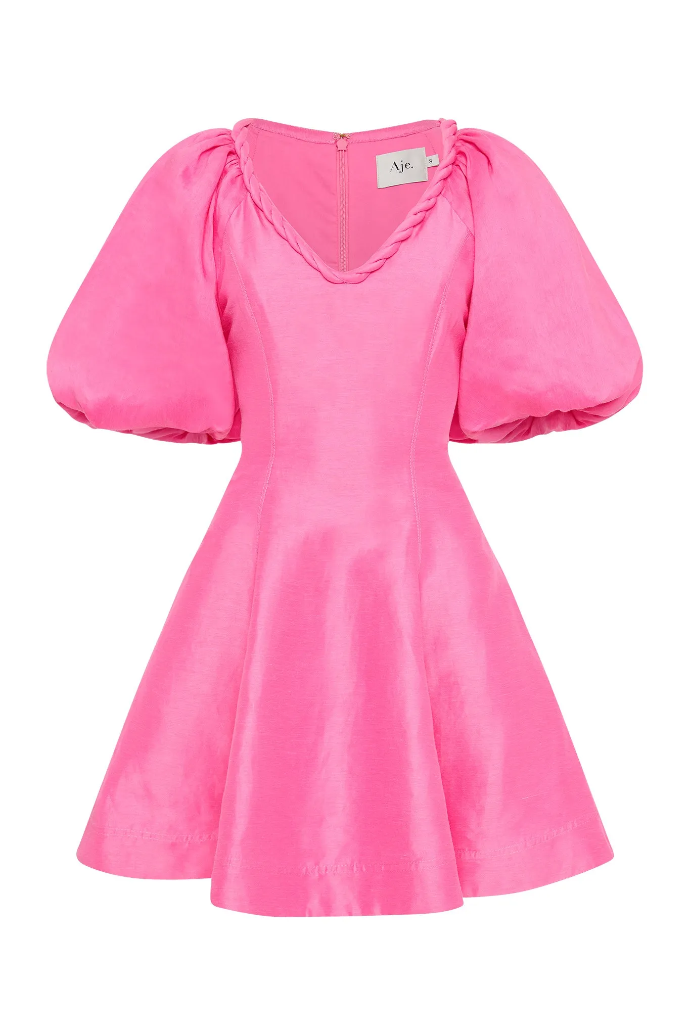 Whimsical V-Neck Mini Dress sold by Aje product image thumbnail 2