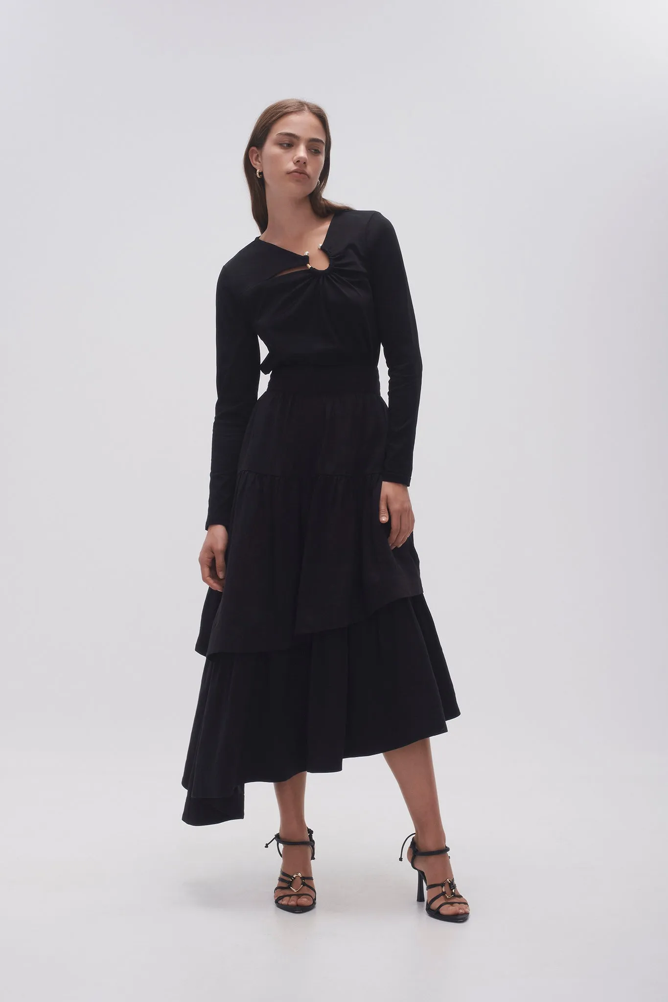 Interlace Midi Skirt sold by Aje