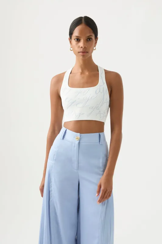 Soleil Knit Cropped Bodice sold by Aje