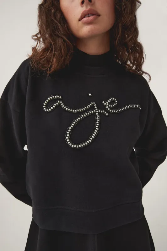 Mythology Pearl Logo Sweater sold by Aje