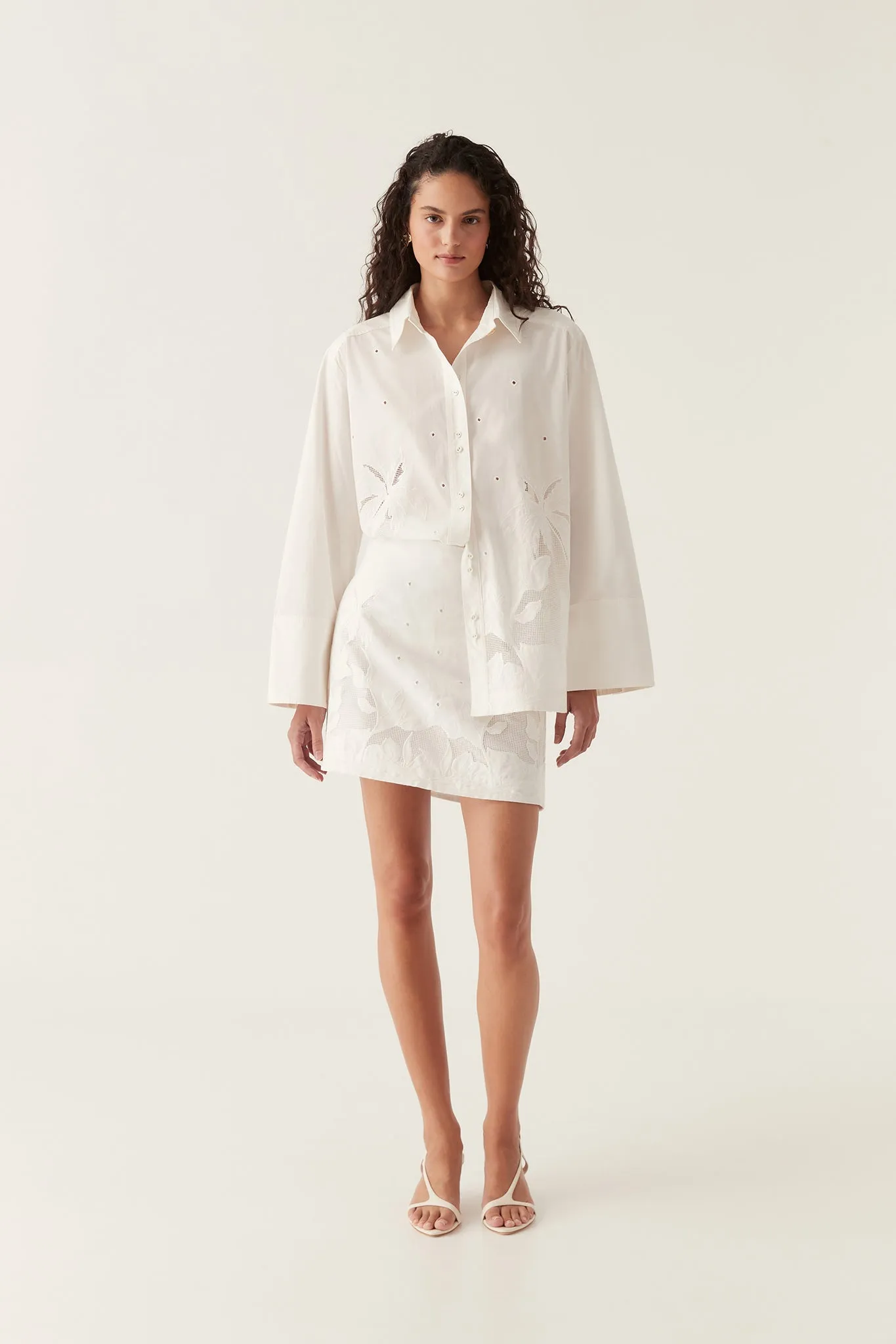 Agua Embroidered Shirt sold by Aje