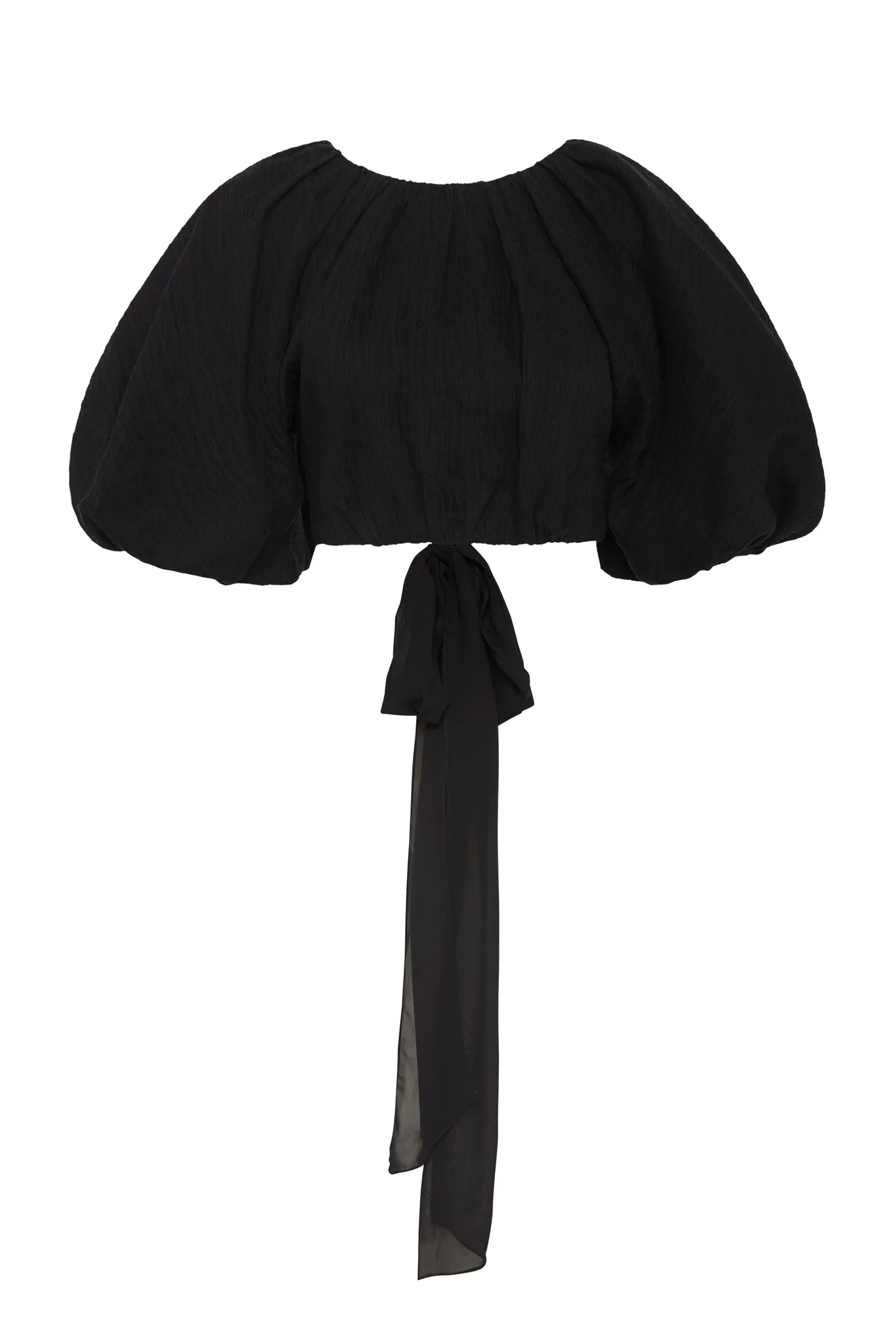 Admiration Lace-Up Cropped Top sold by Aje product image thumbnail 2