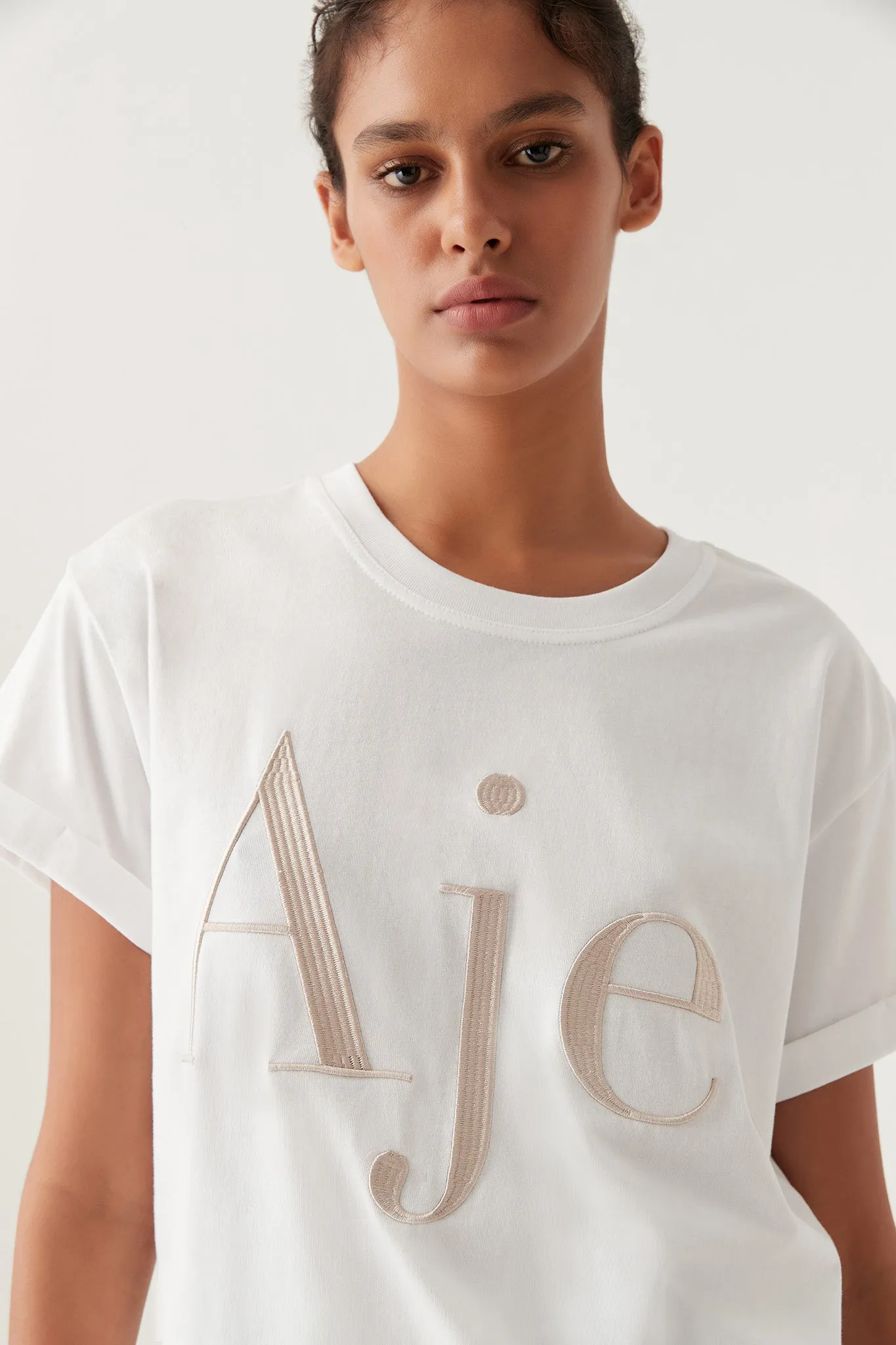 Alice Embroidered Logo Tee sold by Aje product image thumbnail 4