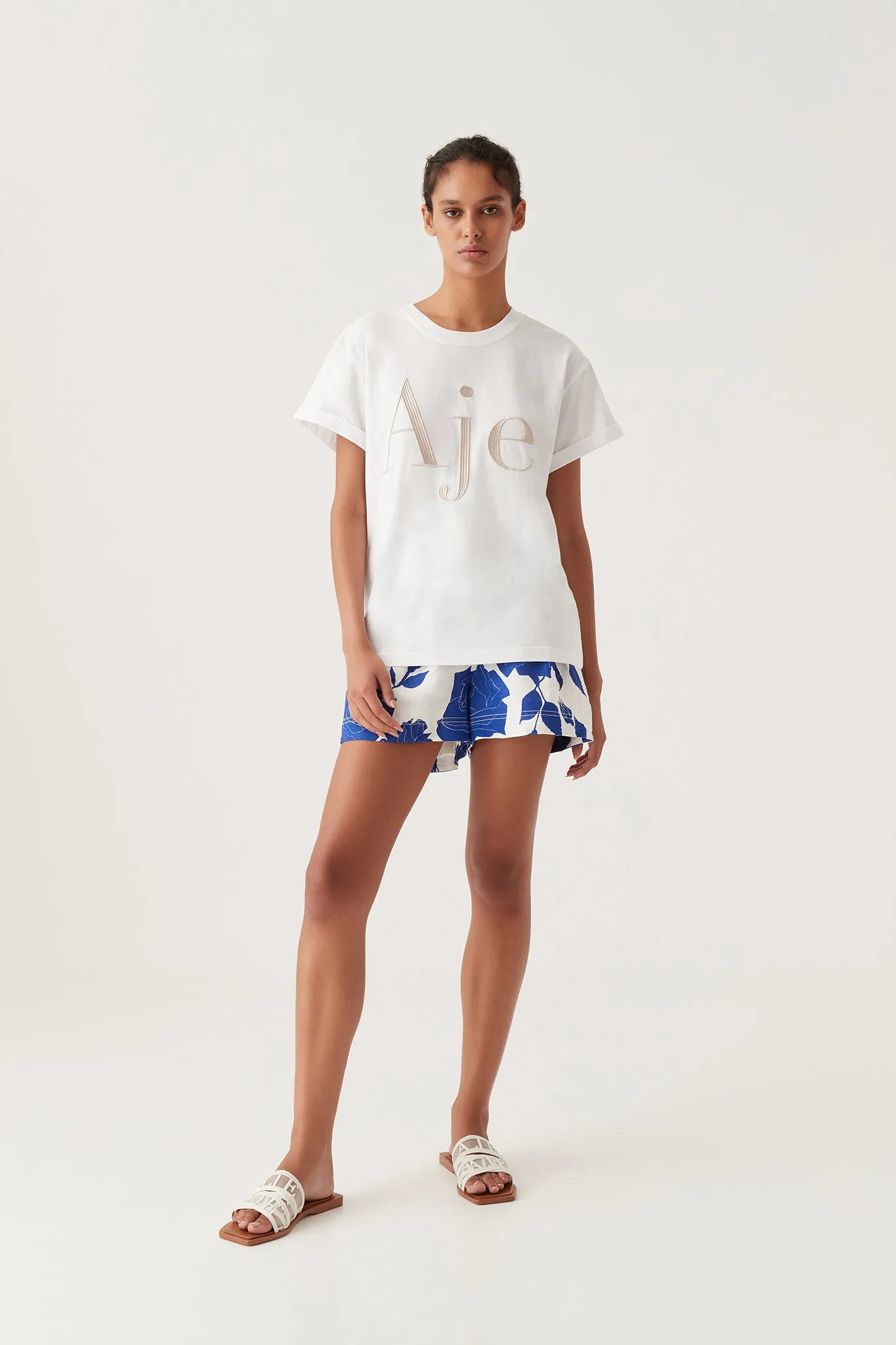 Alice Embroidered Logo Tee sold by Aje product image thumbnail 5