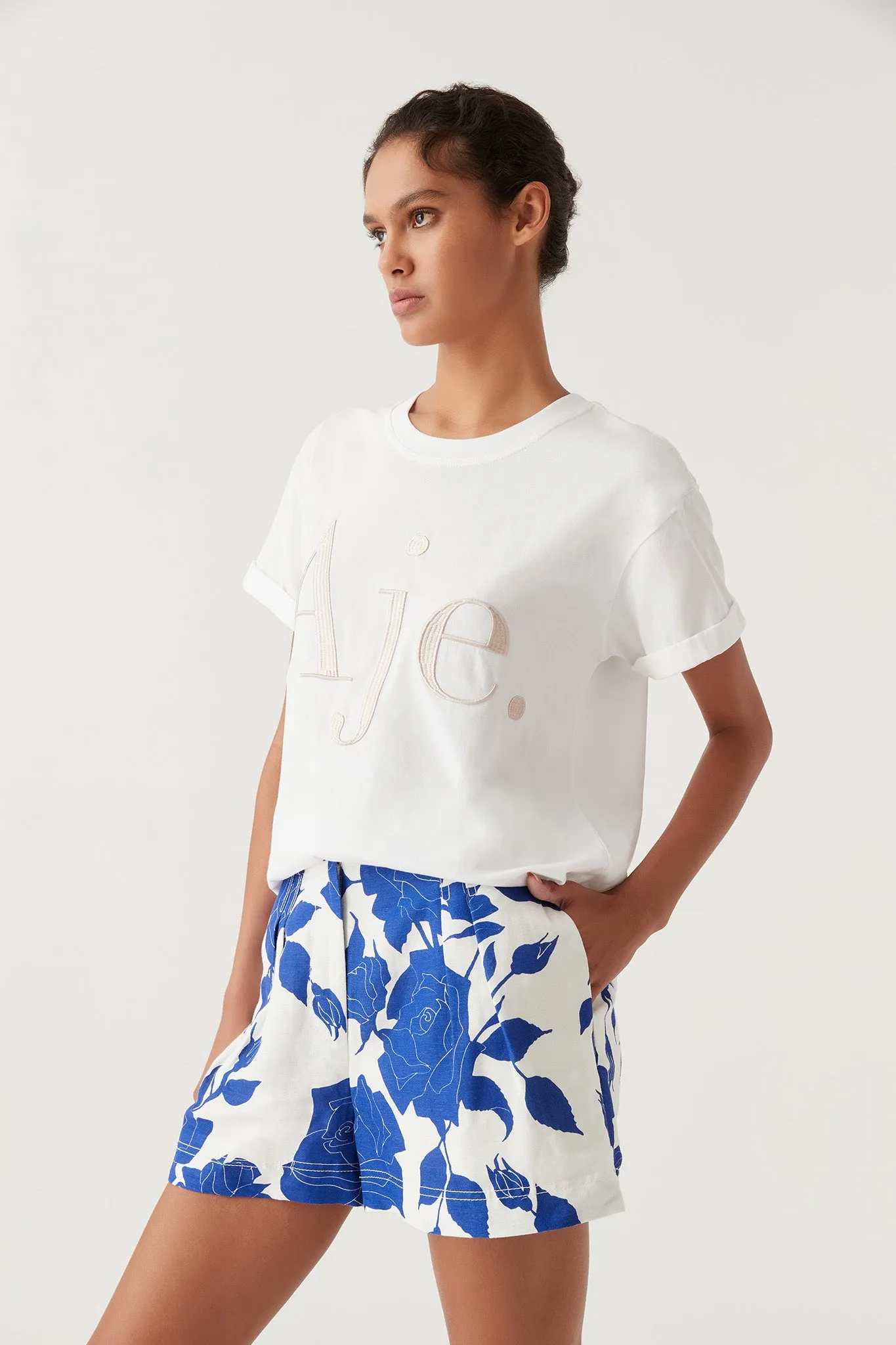Alice Embroidered Logo Tee sold by Aje product image thumbnail 3