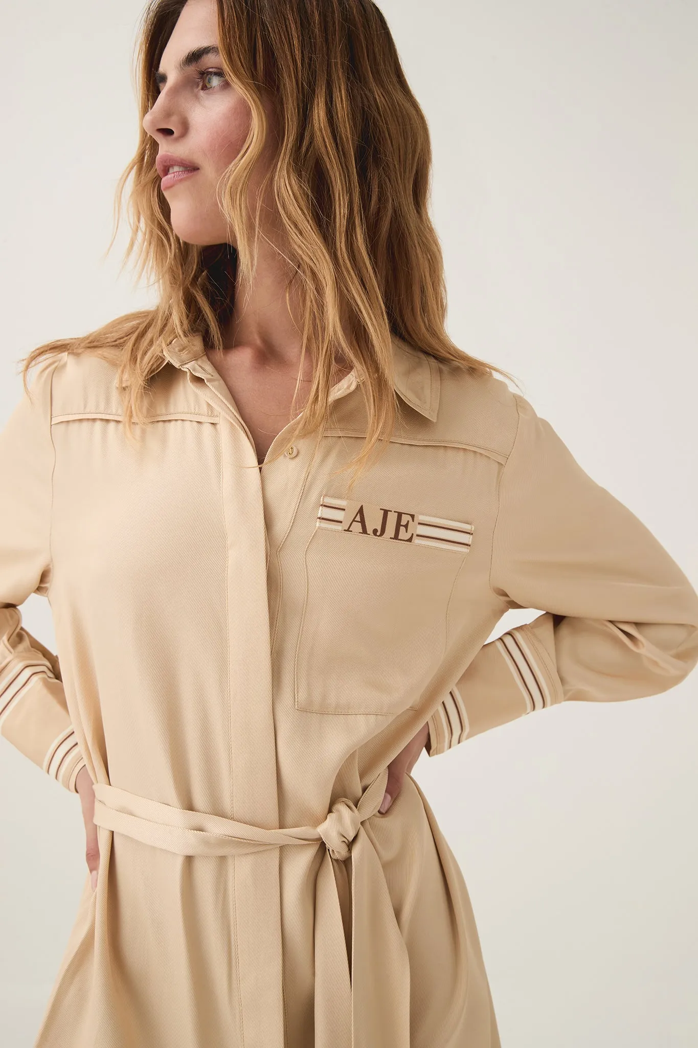 Enfilade Logo Midi Dress sold by Aje product image thumbnail 3